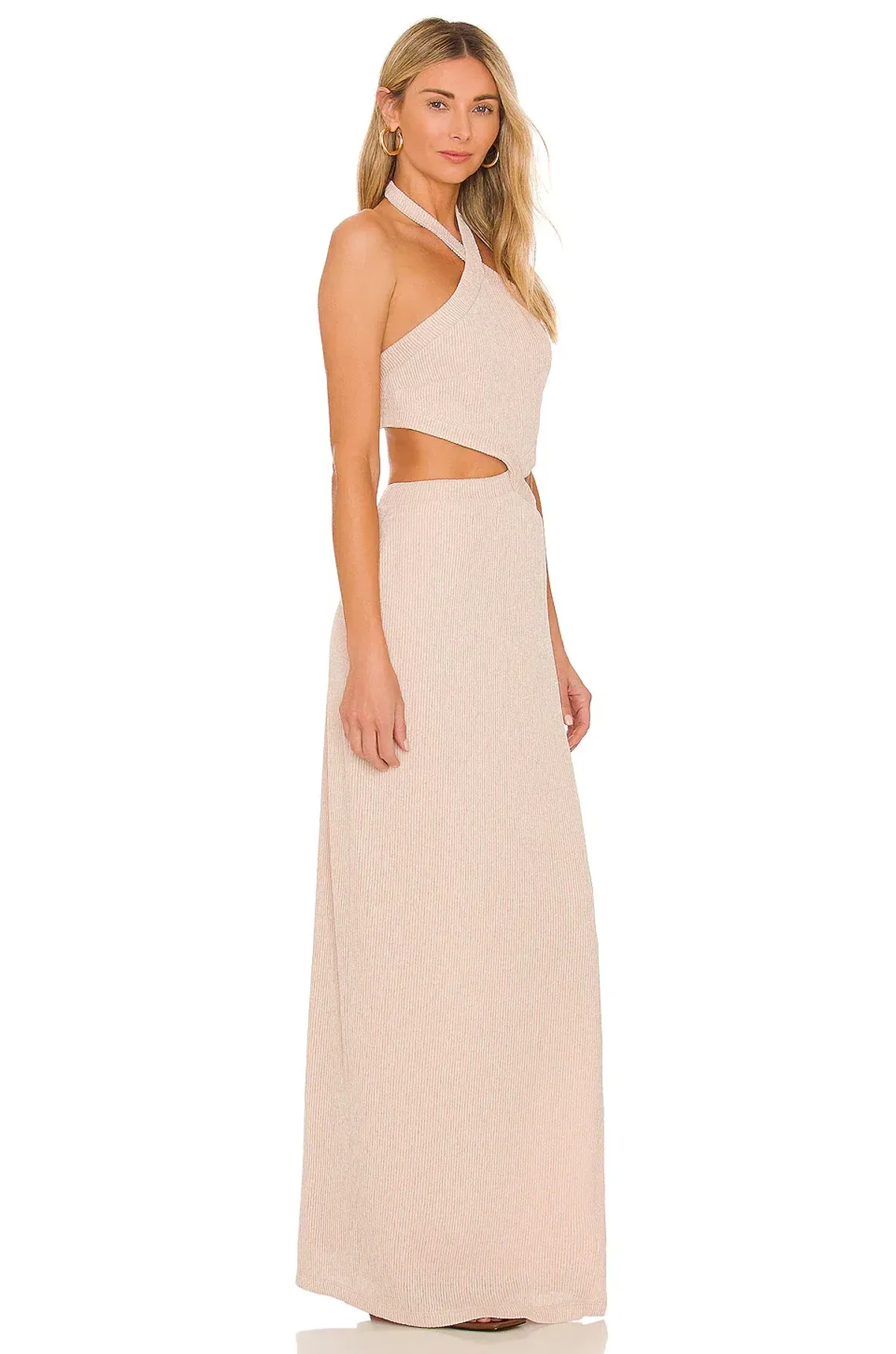 Rumer Cassidy Maxi Dress in Nude Size S - Image 2