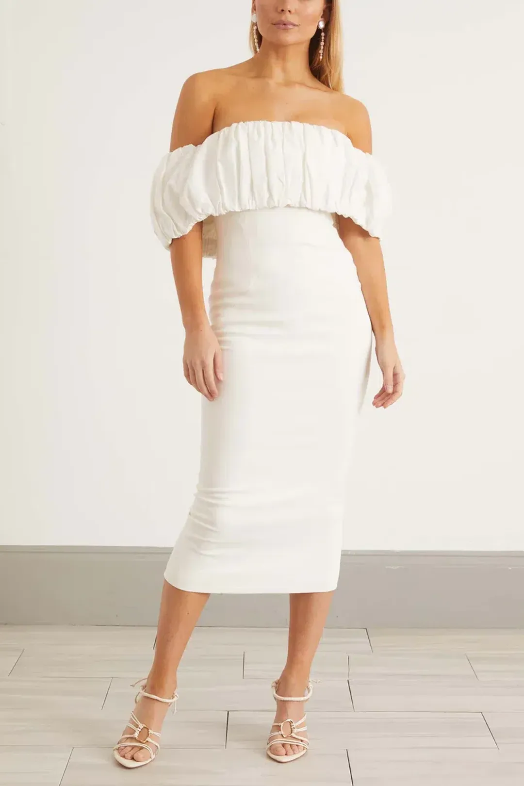Rachel Gilbert Harley Dress Ivory Size 1 / AU 8 for rent on The Volte - main image