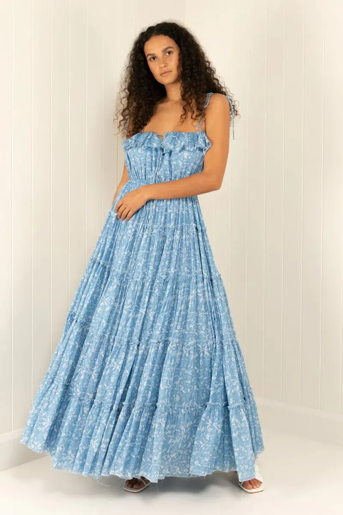 Palm Noosa With Love From Dress Blue Size 6 - Image 3