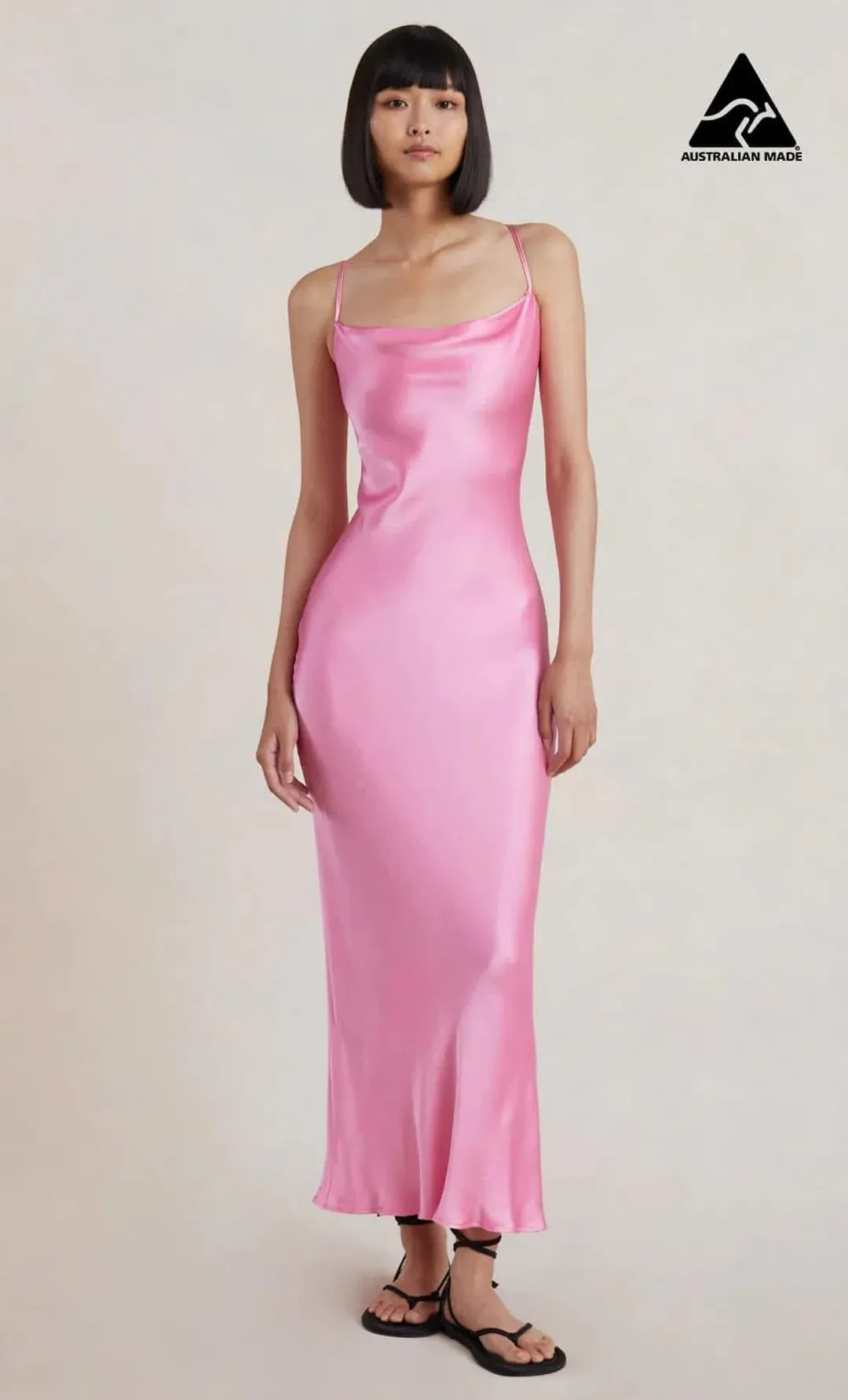 Bec & Bridge Malyka Maxi Dress Candy Pink Size 6 for rent on The Volte - main image