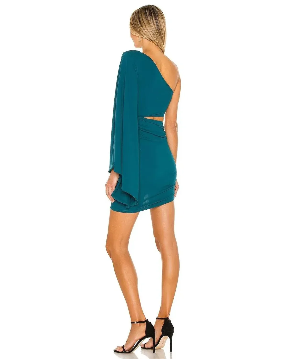 Michael Costello Alessia Dress in Teal Green Size XS - Image 4