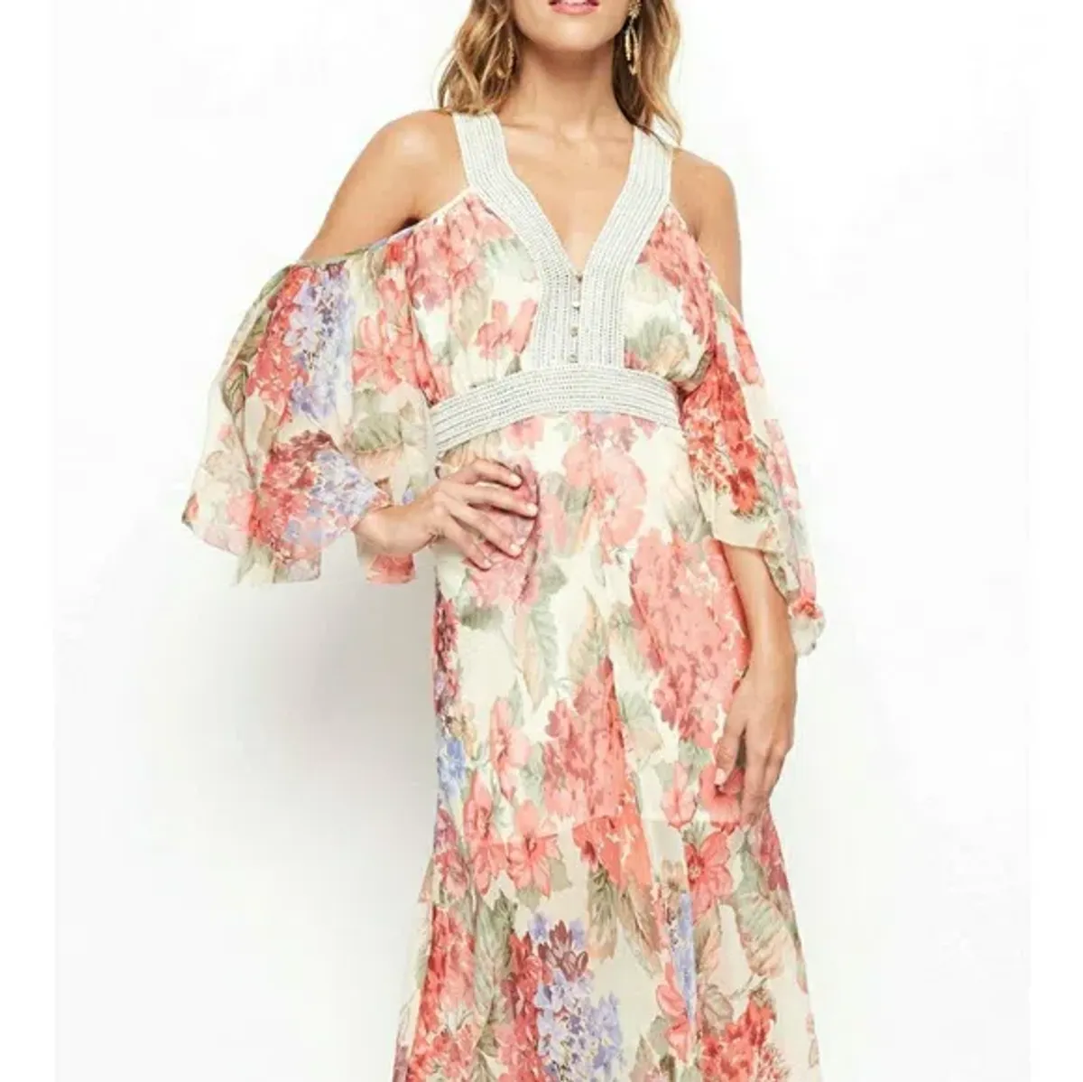 Alice McCall The Dreamer Midi Dress Morning Floral Size 6  - Image 1