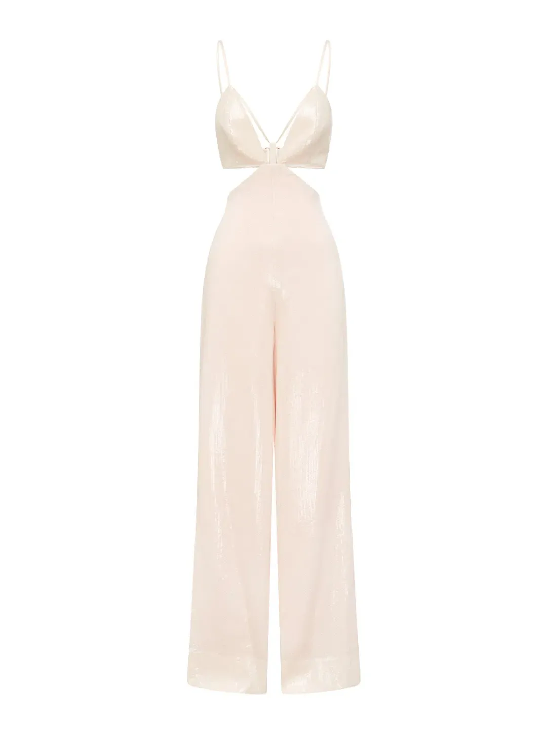 Alice McCall Night Sky Jumpsuit Chai Latte Size 6 for rent on The Volte - main image
