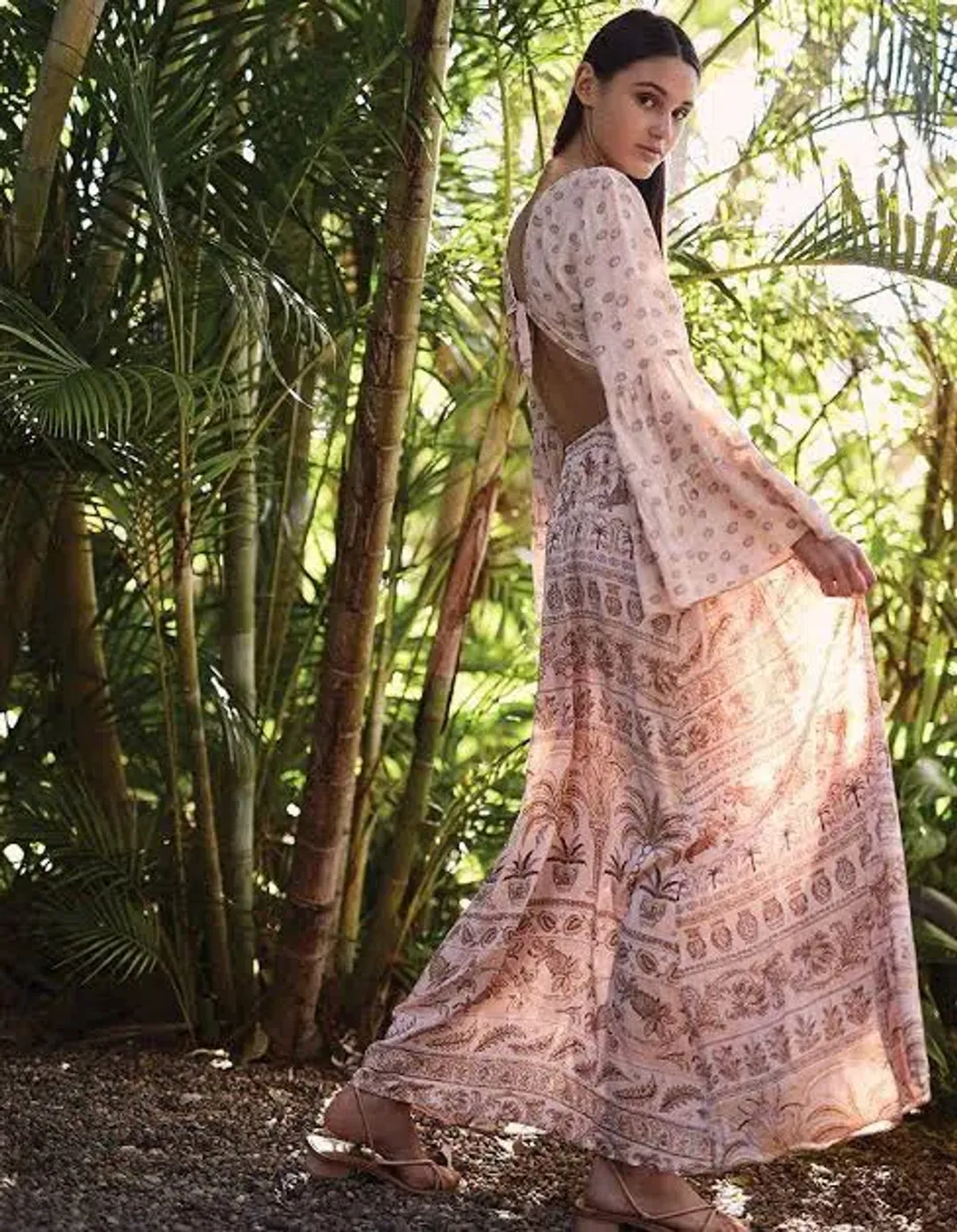 Tigerlily Aziza Maxi Dress Print Size 10 for rent on The Volte - main image