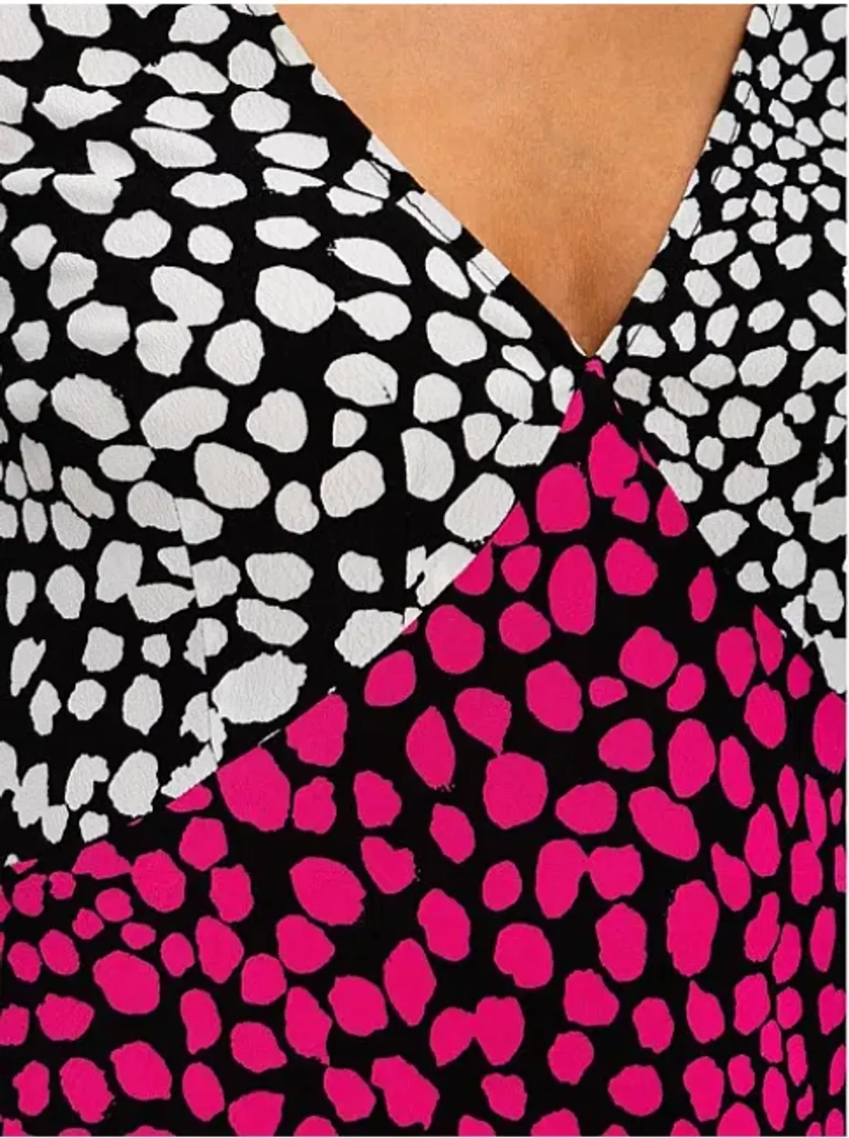 Rixo London Dress Animal Print Size 8 - Image 3