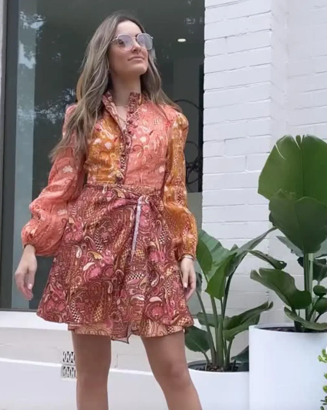 Kate Ford Matien Wrap Dress in Multi Size 1 for rent on The Volte - main image