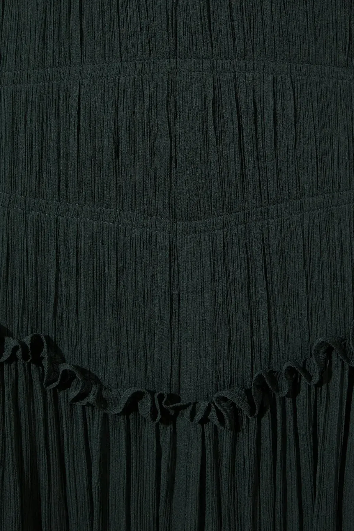 Shona Joy Leonie Long Sleeve Ruched Mini Dress Rosemary Green Size 10  - Image 7