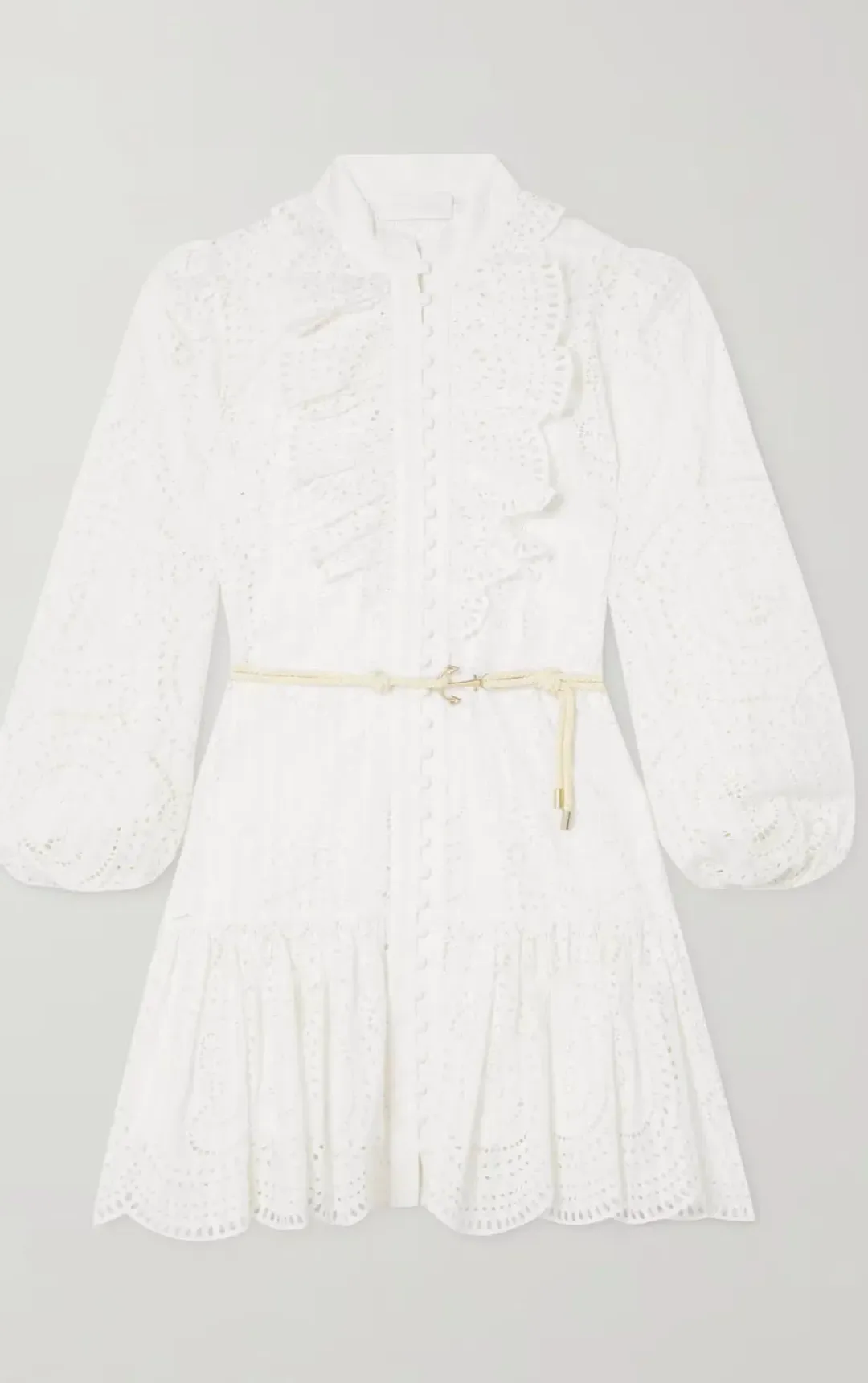Zimmermann Moonshine Anchor Dress Ivory Size 1 / Au 10  for rent on The Volte - main image