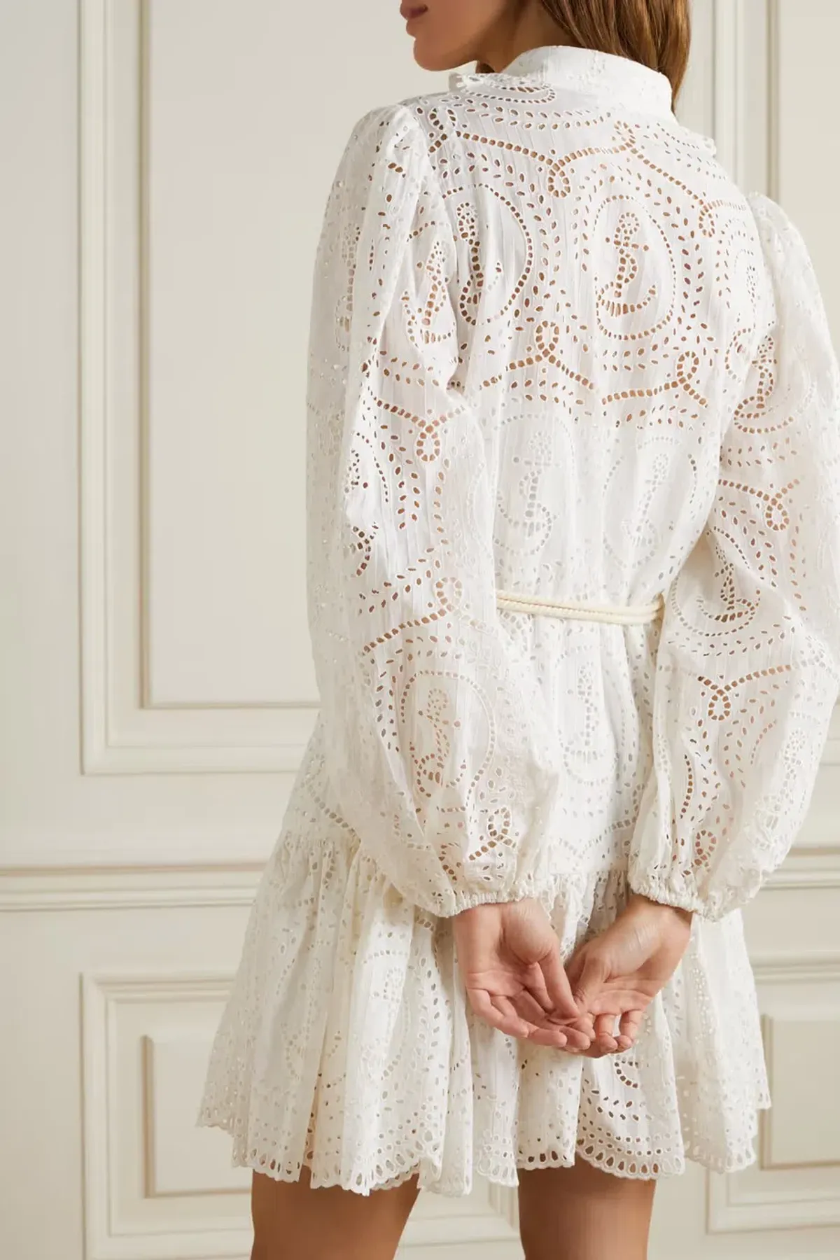 Zimmermann Moonshine Anchor Dress Ivory Size 1 / Au 10  - Image 3