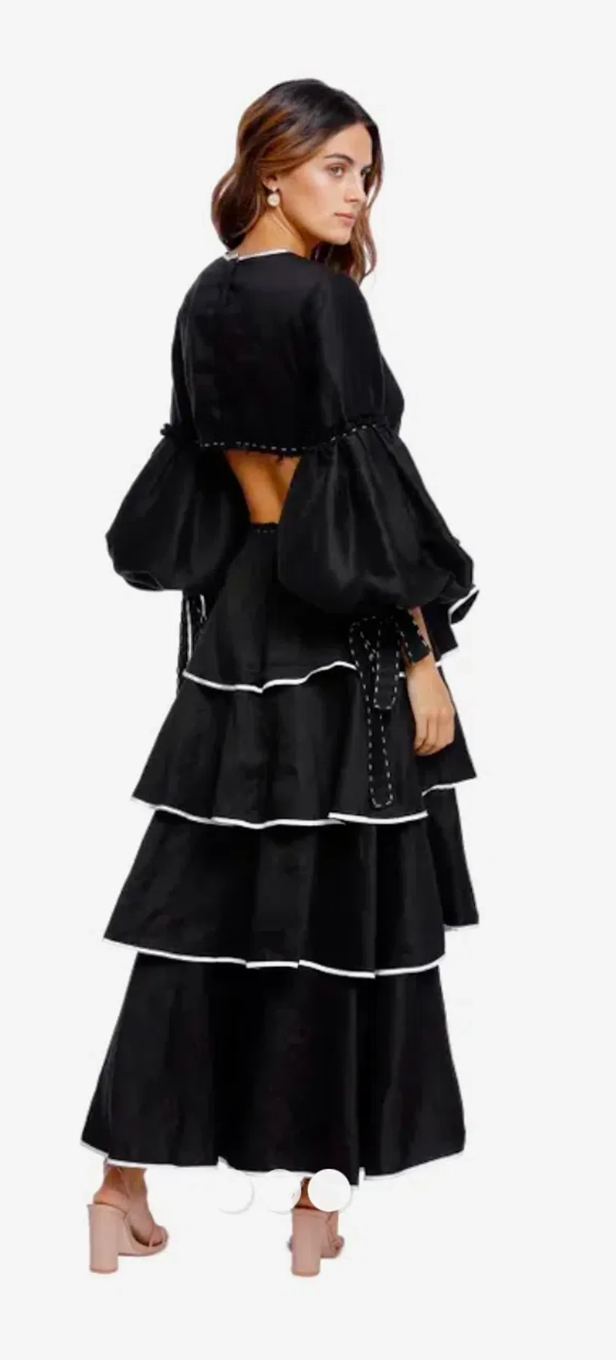 Aje Gracious Cut Out Dress Black Size 14 - Image 2