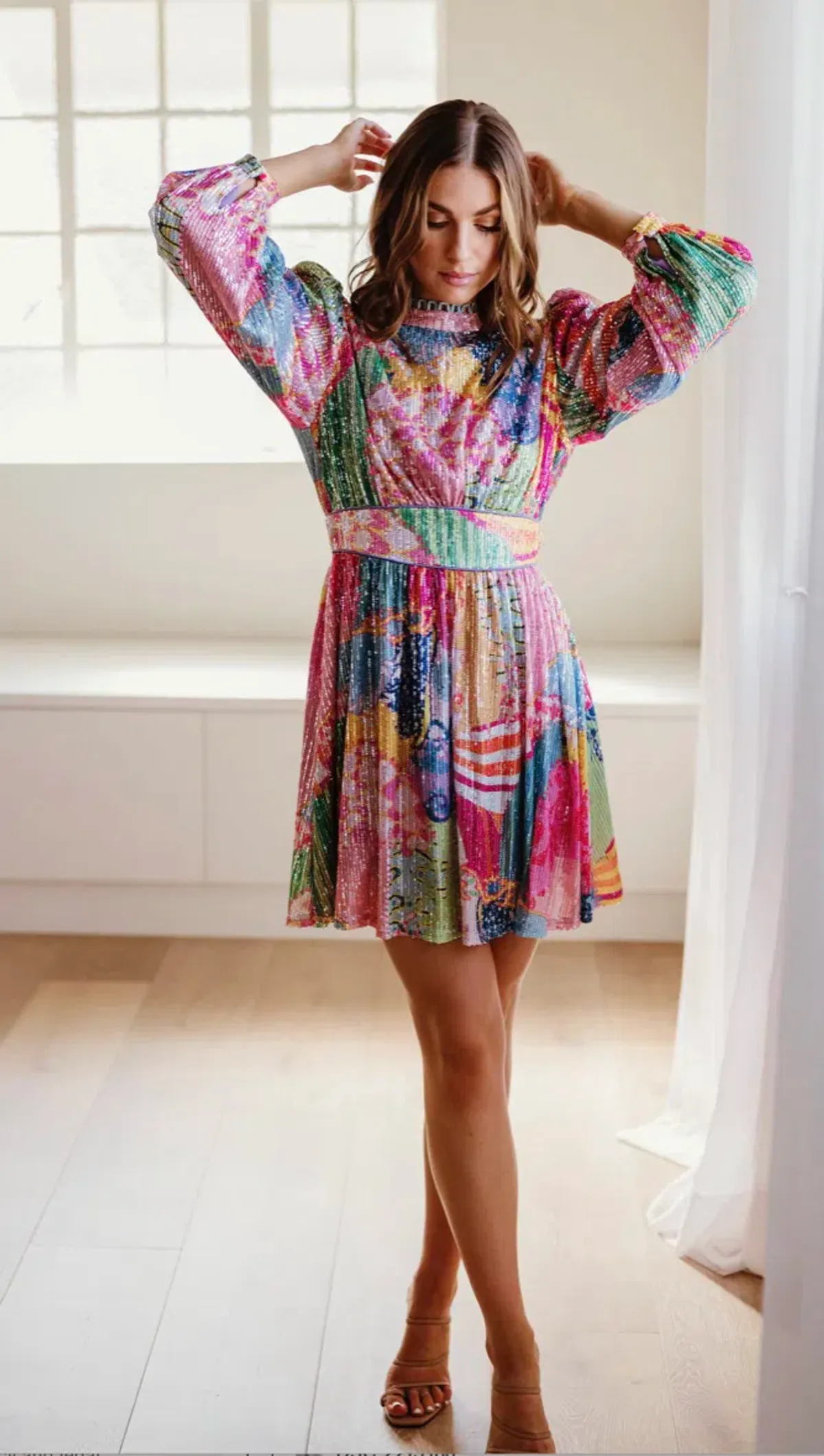 Celia B - Popa Dress Mini Sequin - Size Small - Image 1