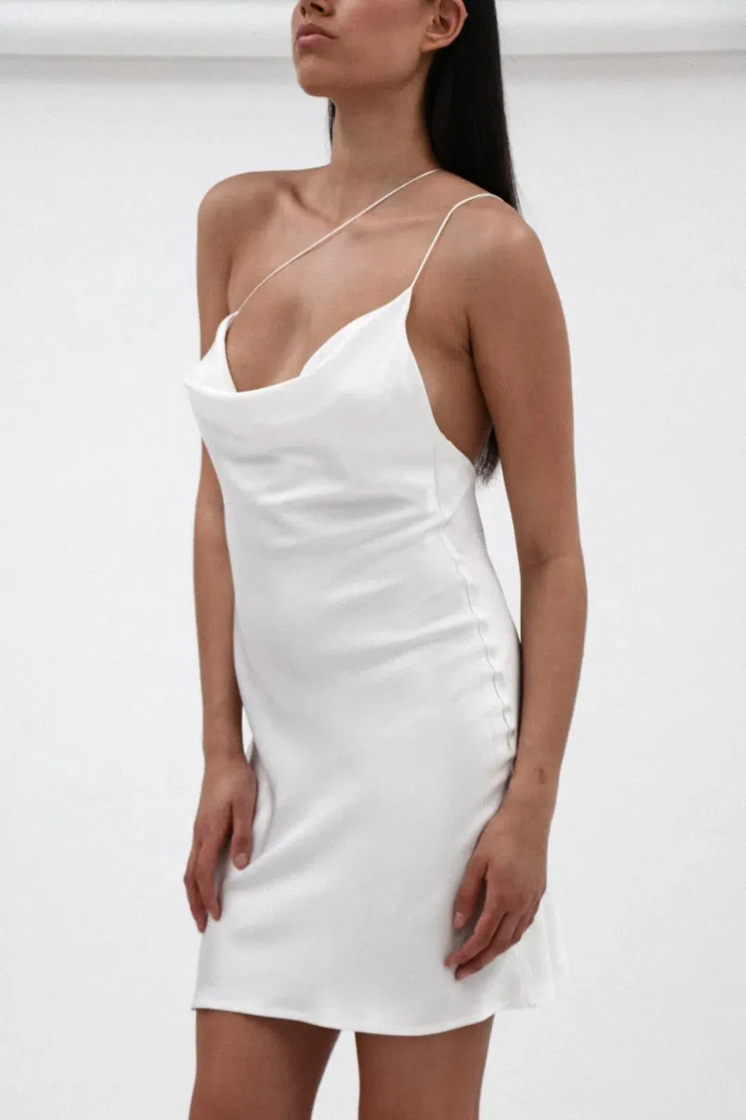 Natalie Rolt Avril Mini Dress White Size 8 for rent on The Volte - main image