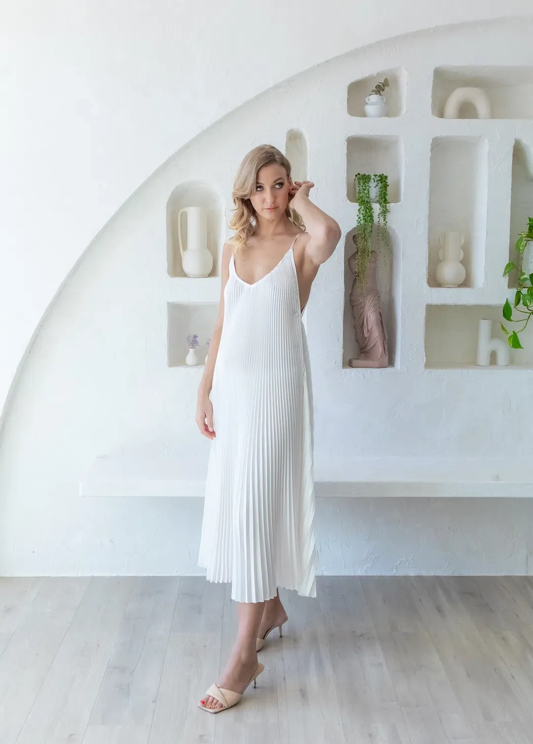 L'Idee Bisous Dress White Size 8 for rent on The Volte - main image