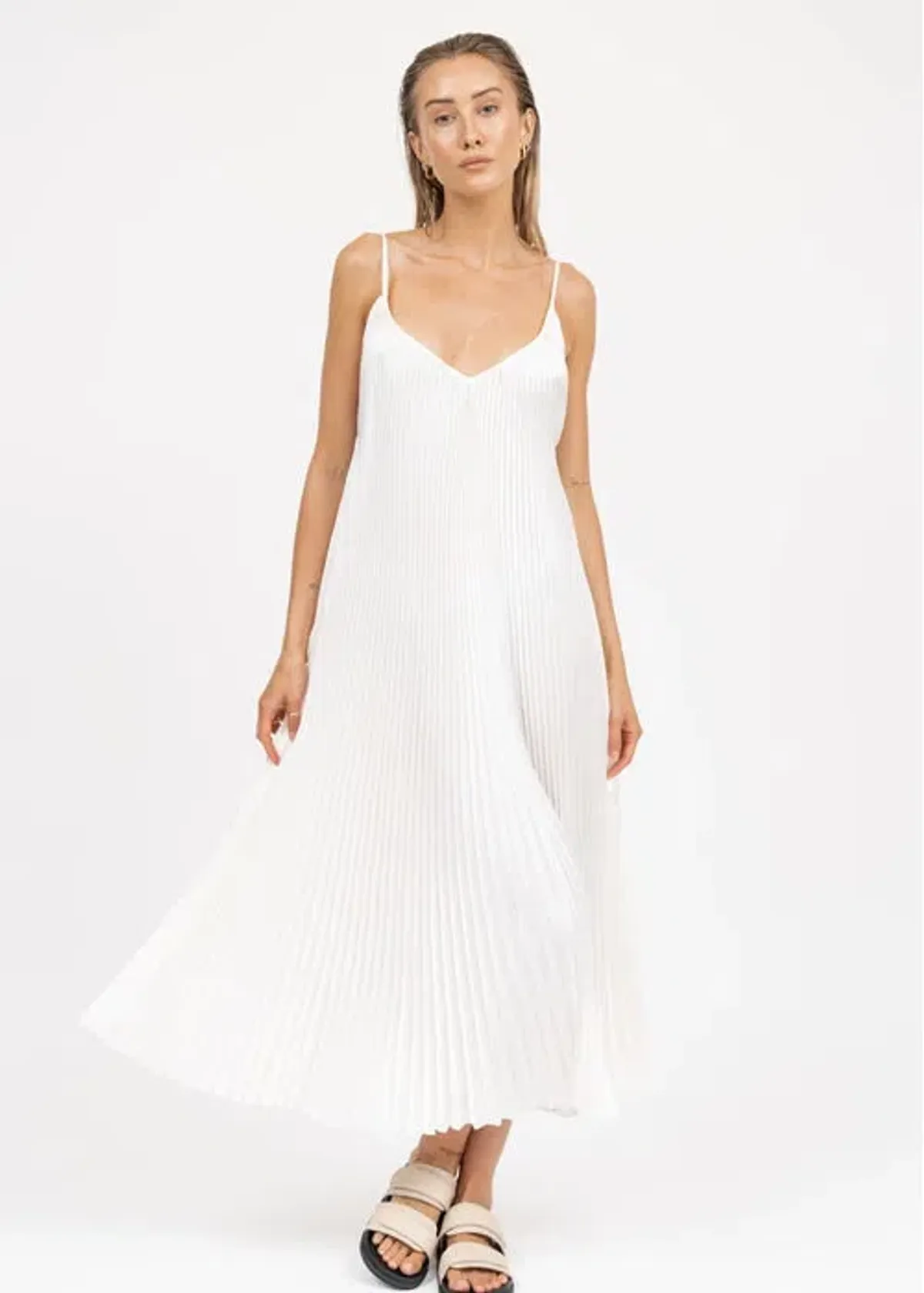 L'Idee Bisous Dress White Size 8 - Image 4