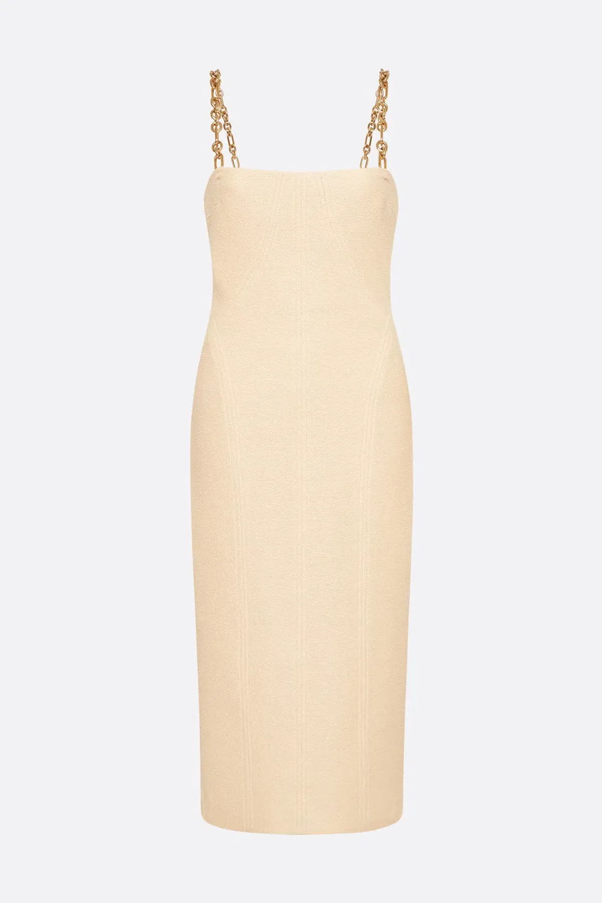 Manning Cartell Neo Classic Midi Dress with Chain Almond Size 10 - Image 4