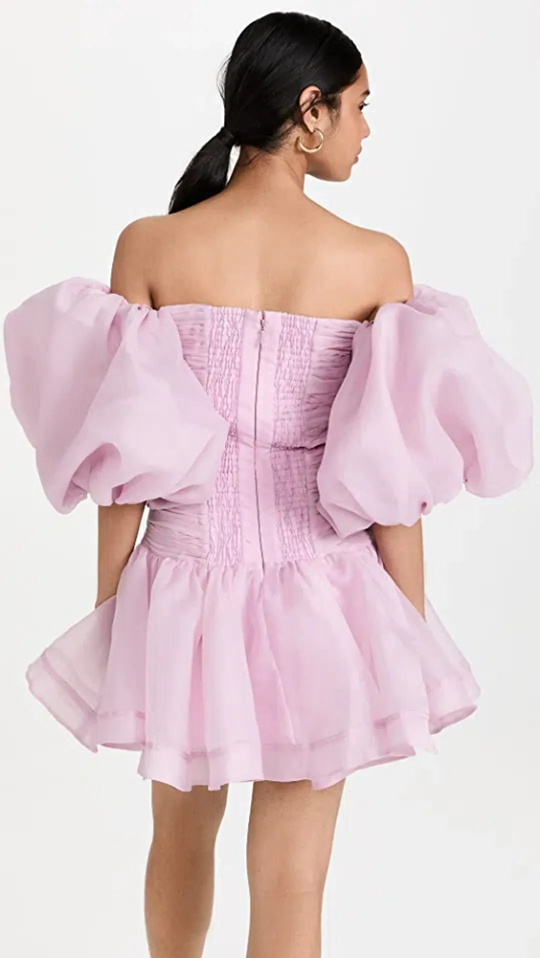 Aje Myriad Cut Out Mini Dress in Lilac Size 4 for rent on The Volte - main image