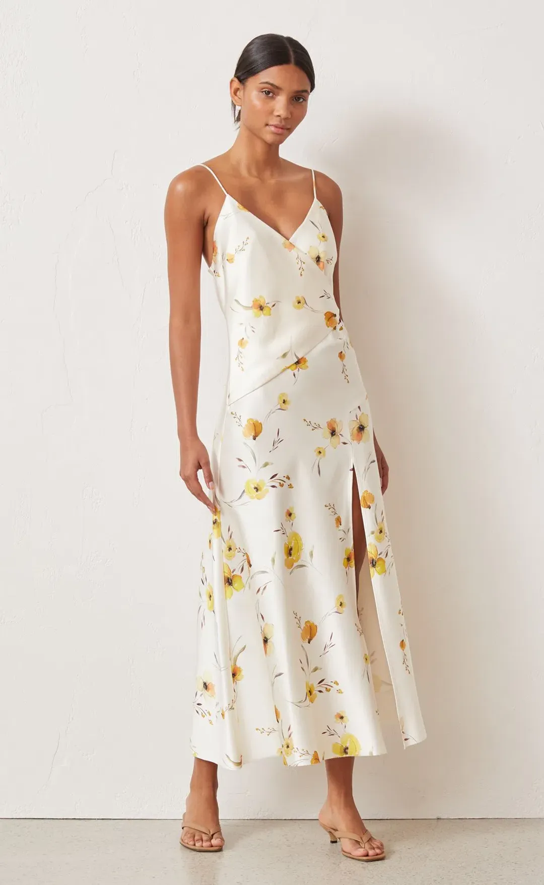 Bec & Bridge Colette Wrap Midi Dress Print Size 8 for rent on The Volte - main image