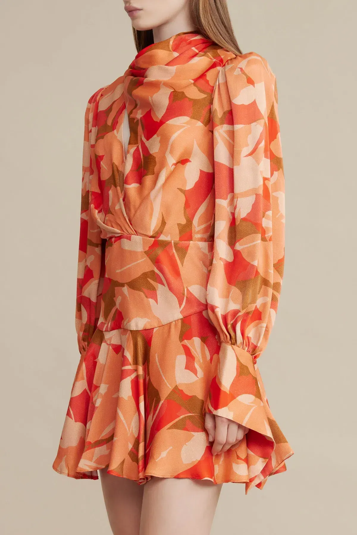 Acler Dunleer Dress Amber Bloom Size 10 - Image 2