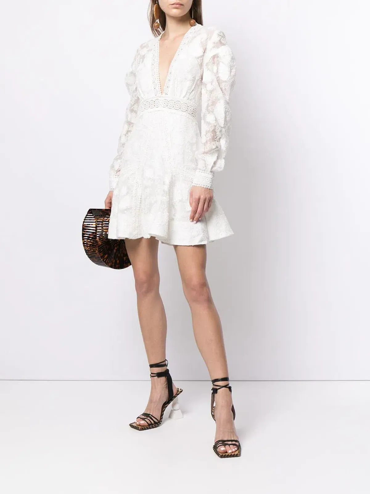 Acler Godson Dress In White Size 8 - Image 1