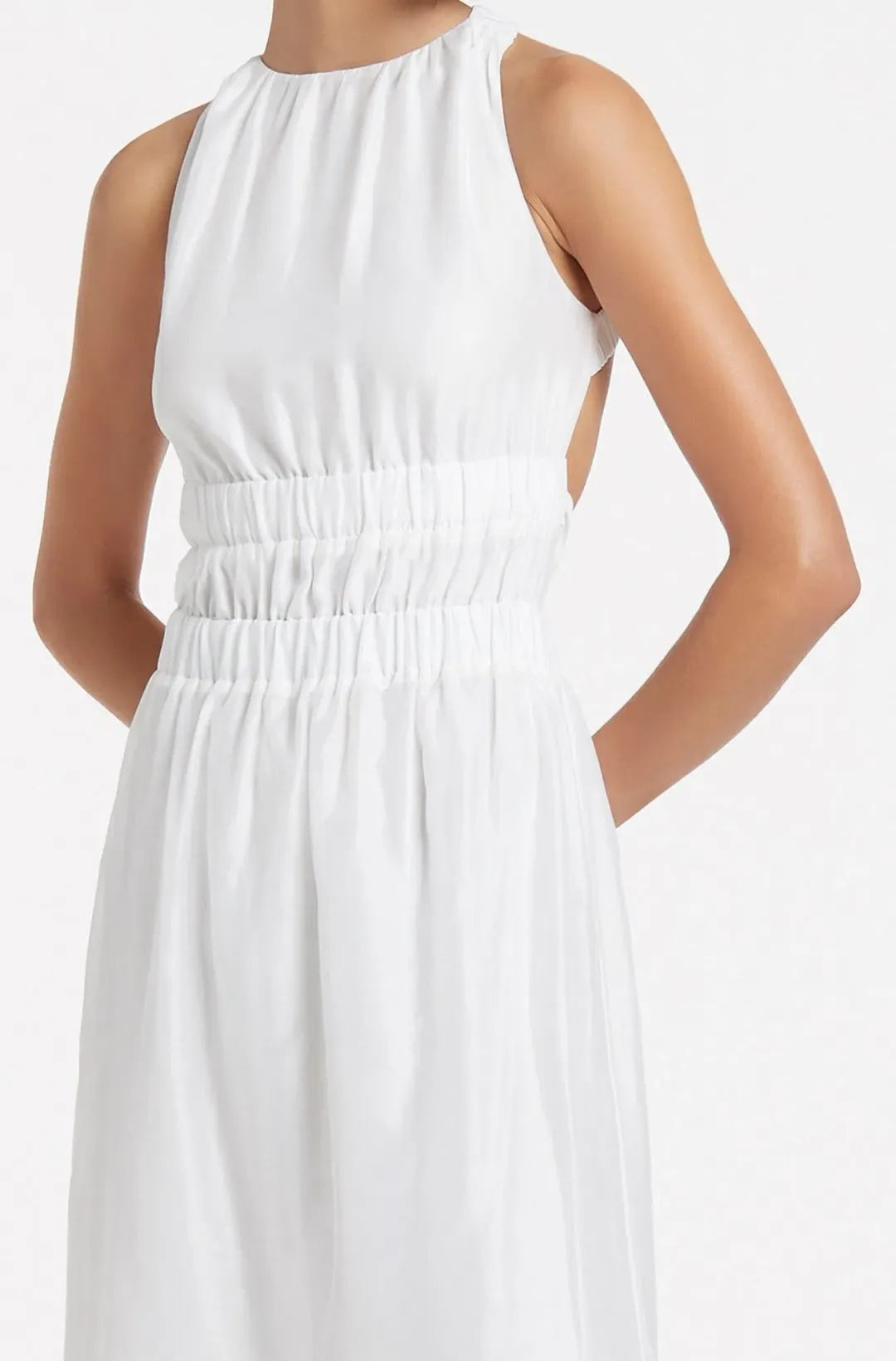 Sir The Label Franc Cross Back Gown Ivory Size 0 / AU 6 for rent on The Volte - main image