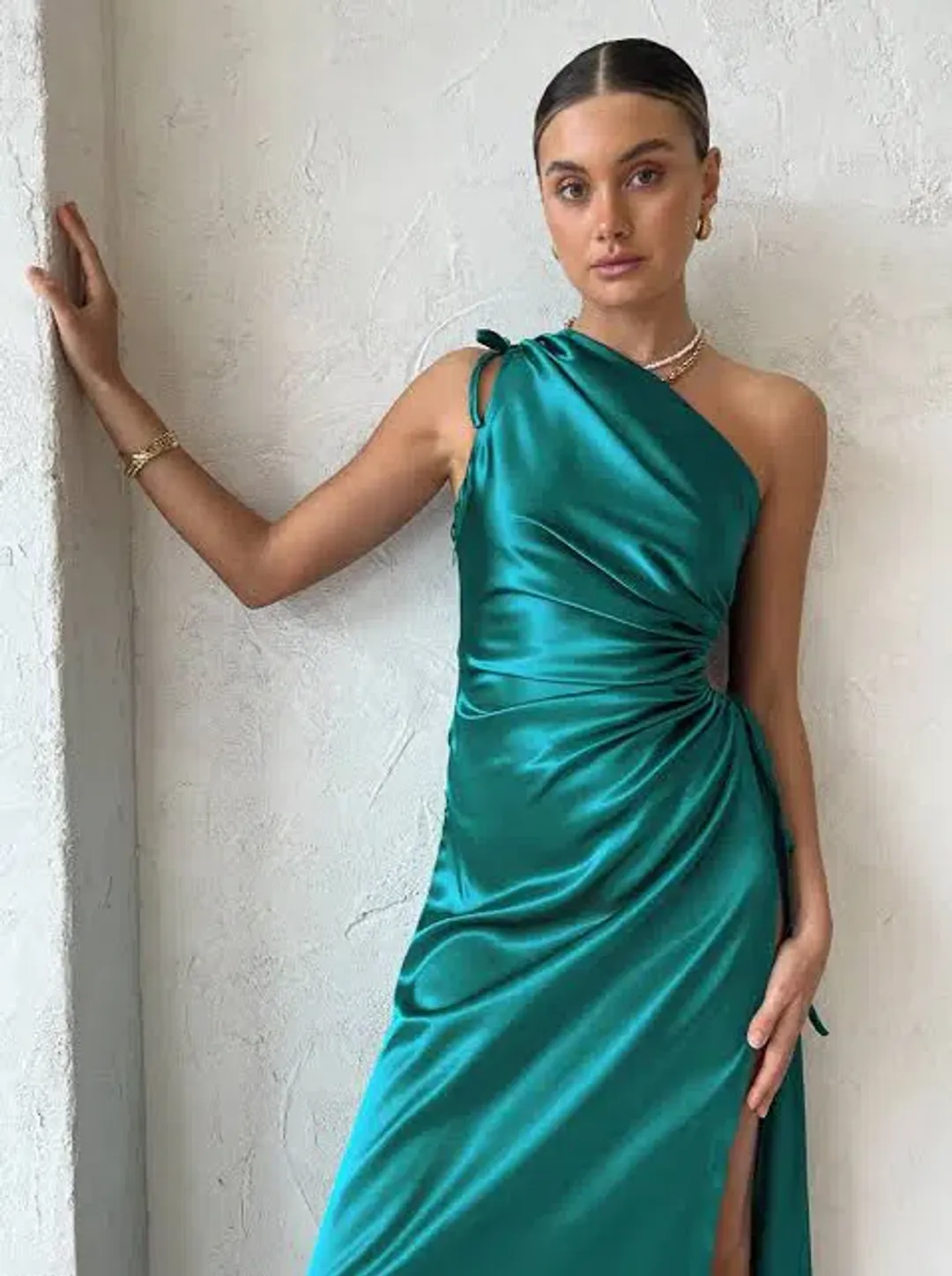Sonya Moda Nour Maxi Dress Emerald Size 6 for rent on The Volte - main image