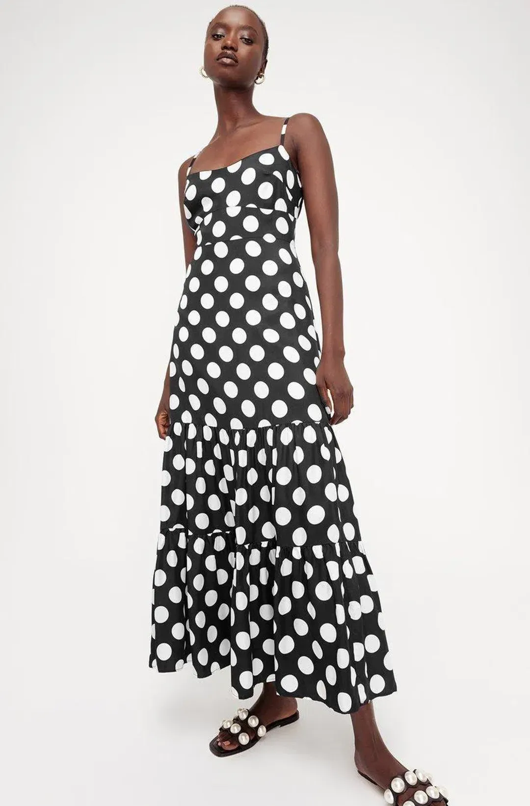 Sheike Misha Spot Dress Print Size 14  for rent on The Volte - main image
