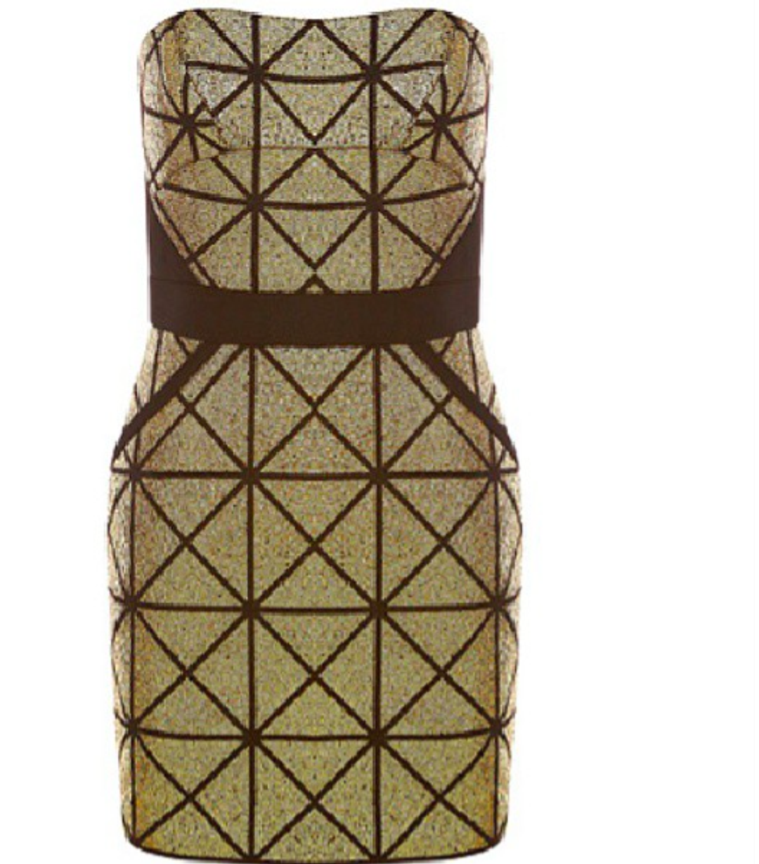 SHEIKE Gold Rush Dress  for rent on The Volte - main image