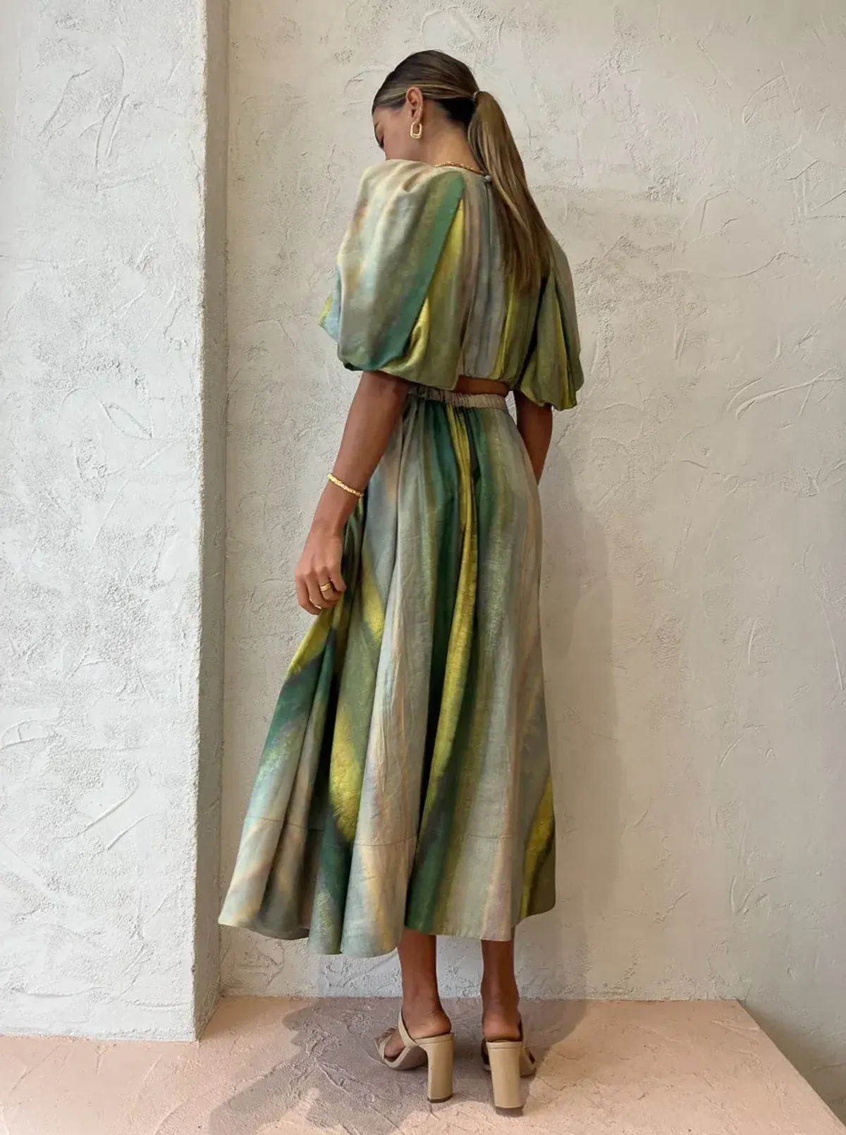 Acler Cumberland Top and Skirt Set Print Size 10 - Image 3