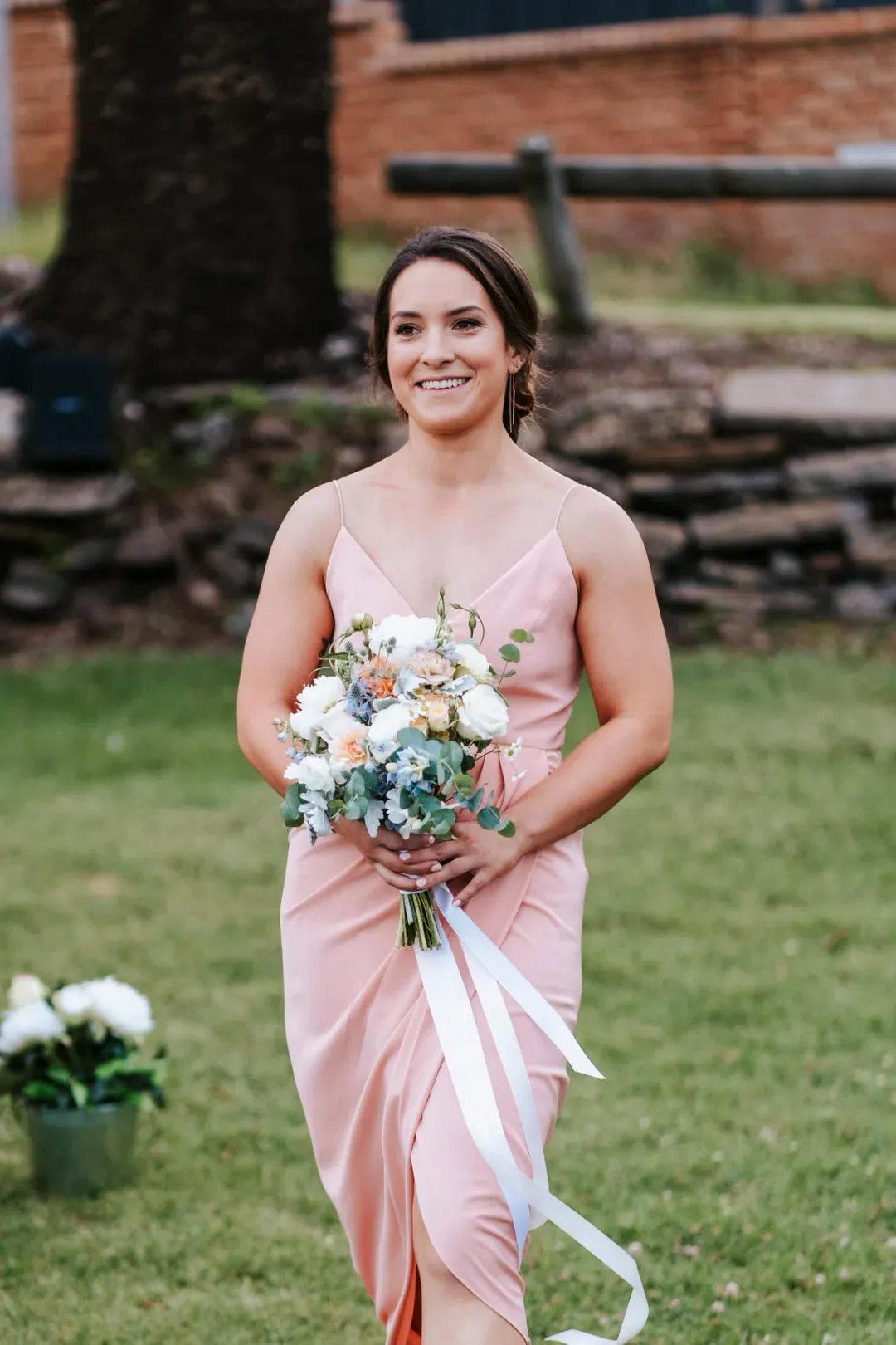 Shona Joy Samantha Core Cocktail Dress in Ballet Pink Size 10 for rent on The Volte - main image