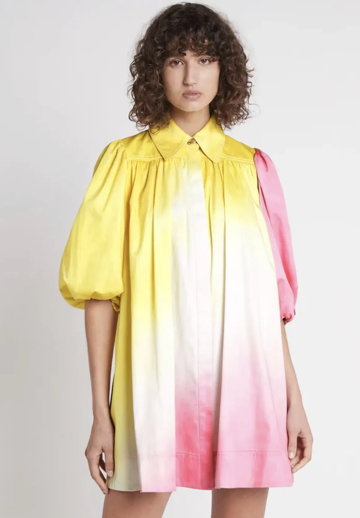 Aje Cloud Burst Smock Mini Dress Tie-Dye Size 8 - Image 2