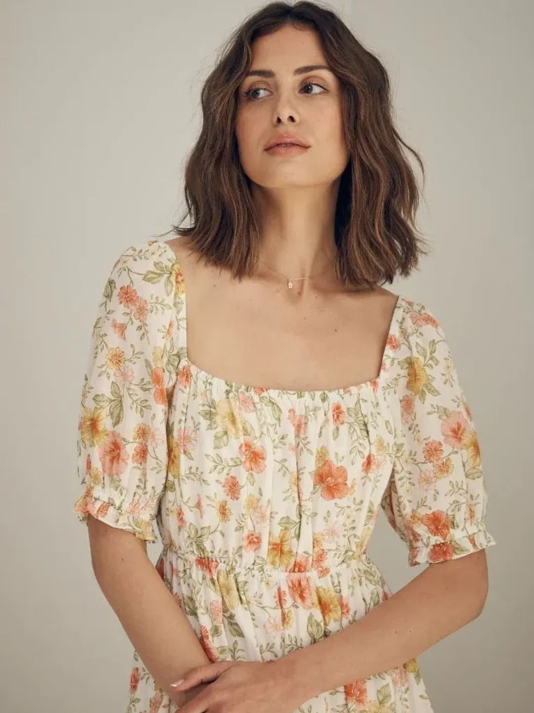 One Country Mouse Oakmeadow Jasmine Dress In Hibiscus Size 10 for rent on The Volte - main image