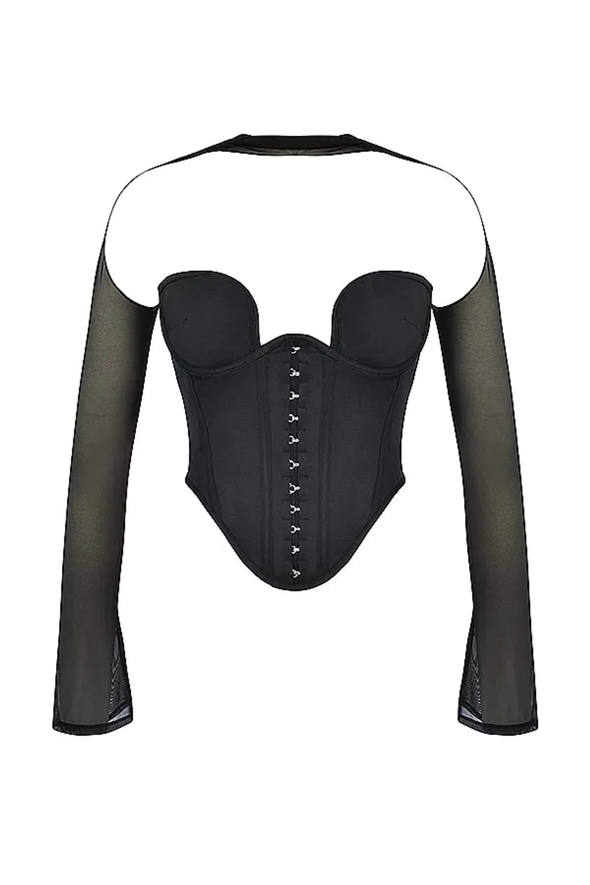 House of CB Mina Structured Corset Black Size S / Au 8 - Image 6