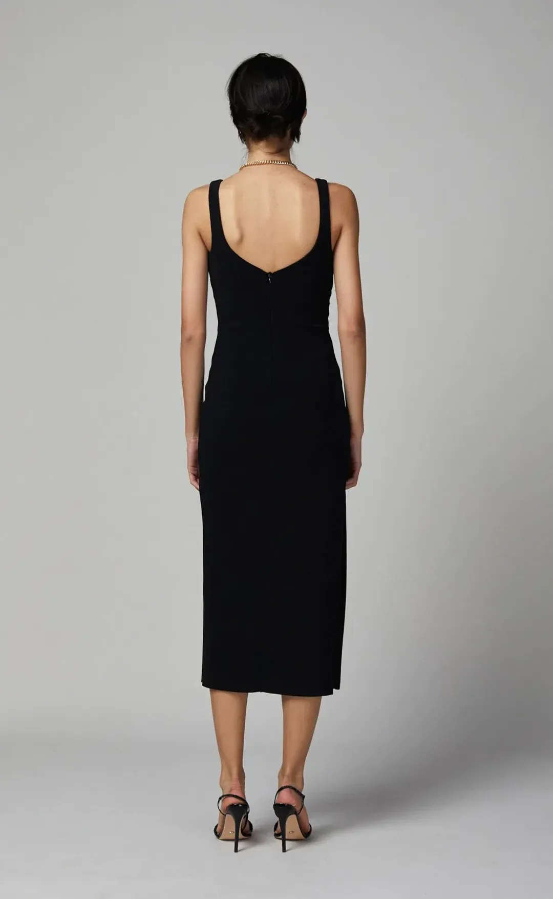 Bec & Bridge Joelle Midi Dress Black Size 10 for rent on The Volte - main image