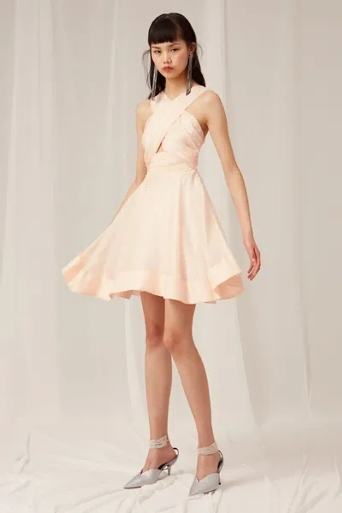 Keepsake In Knots Mini Dress Blush Size L / AU 12 - Image 2