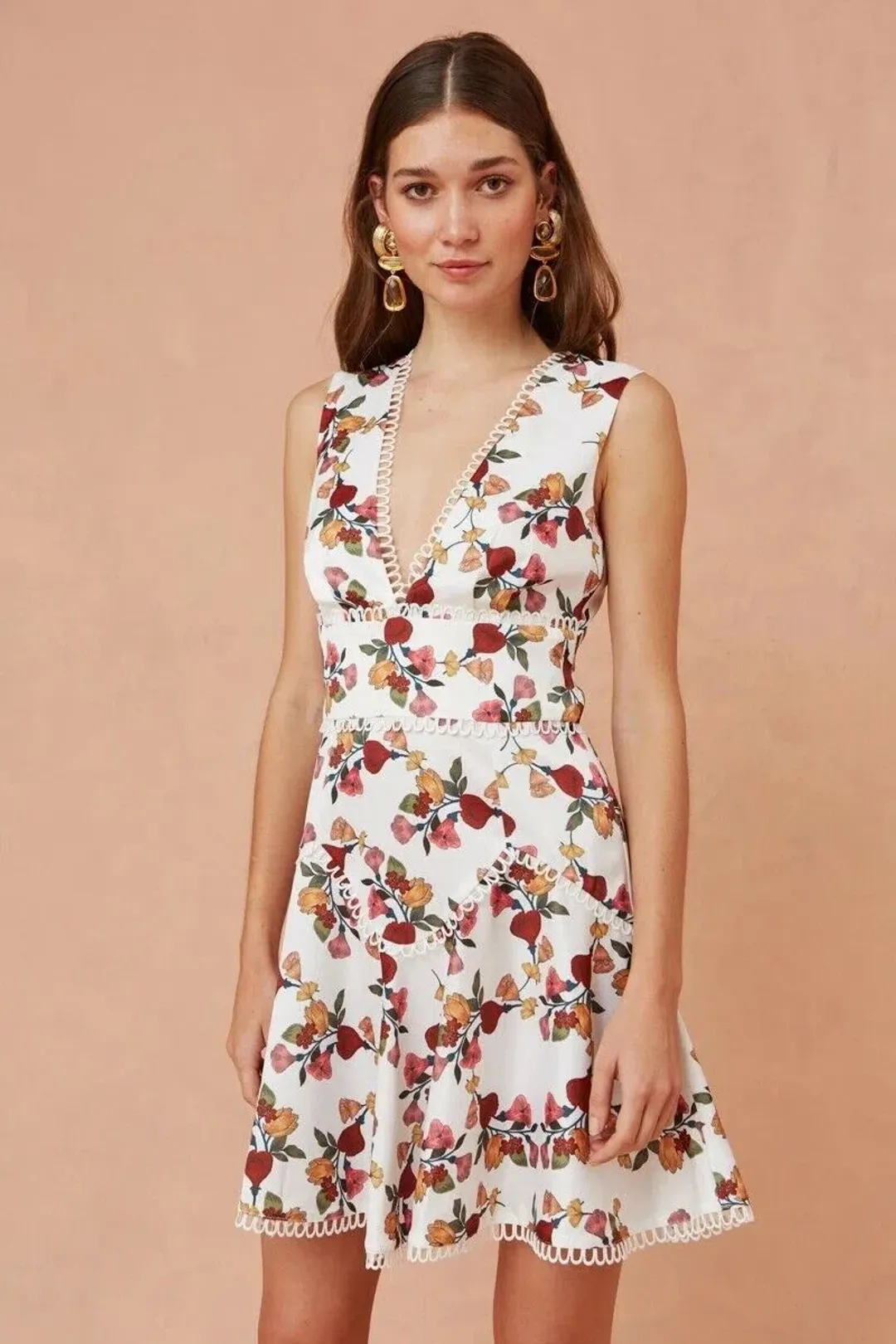 Keepsake Everlasting Mini Dress Vine Print Size L / Au 12 for rent on The Volte - main image