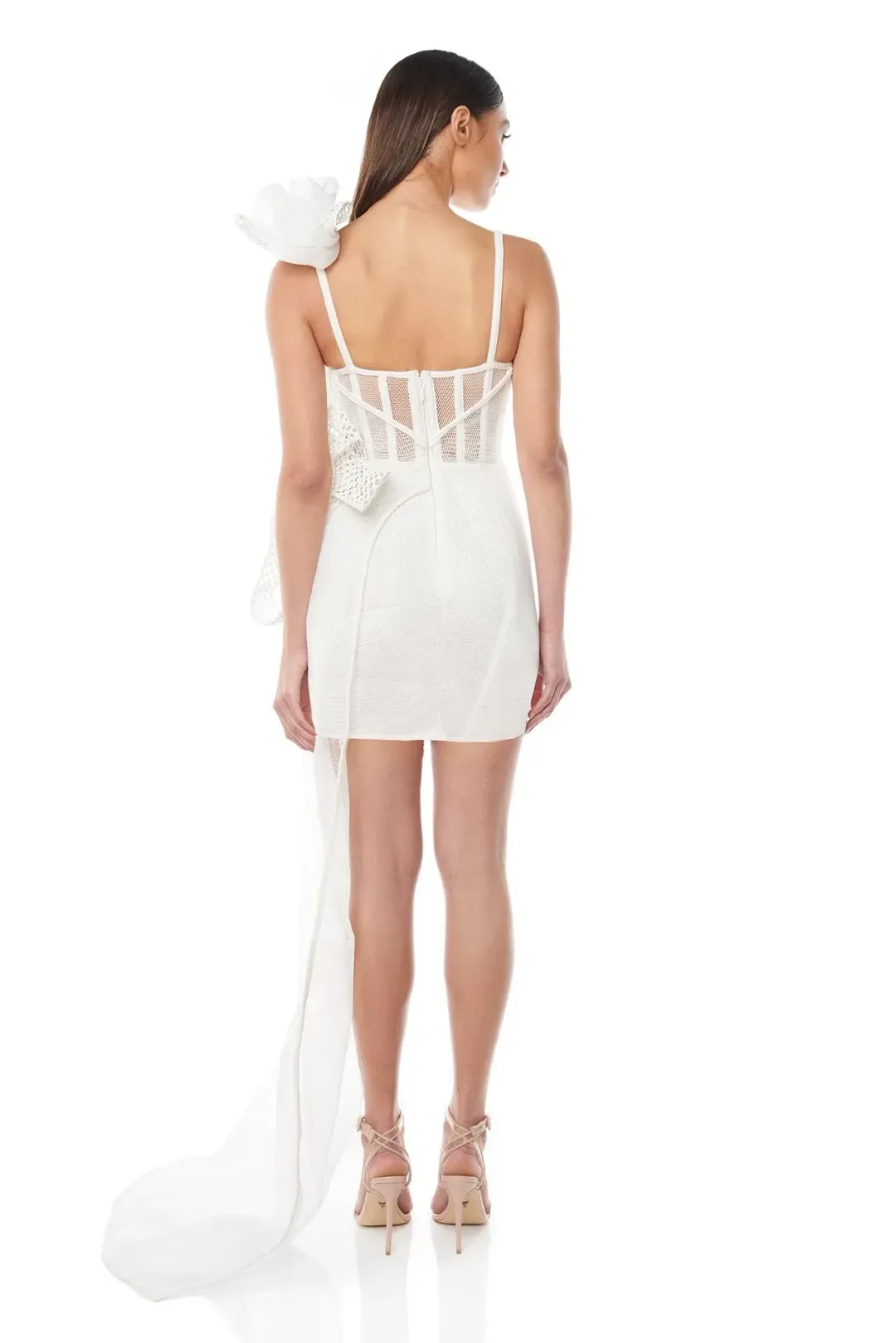 Eliya the Label Cheyanne Dress White Size 10 (FITS8) for rent on The Volte - main image