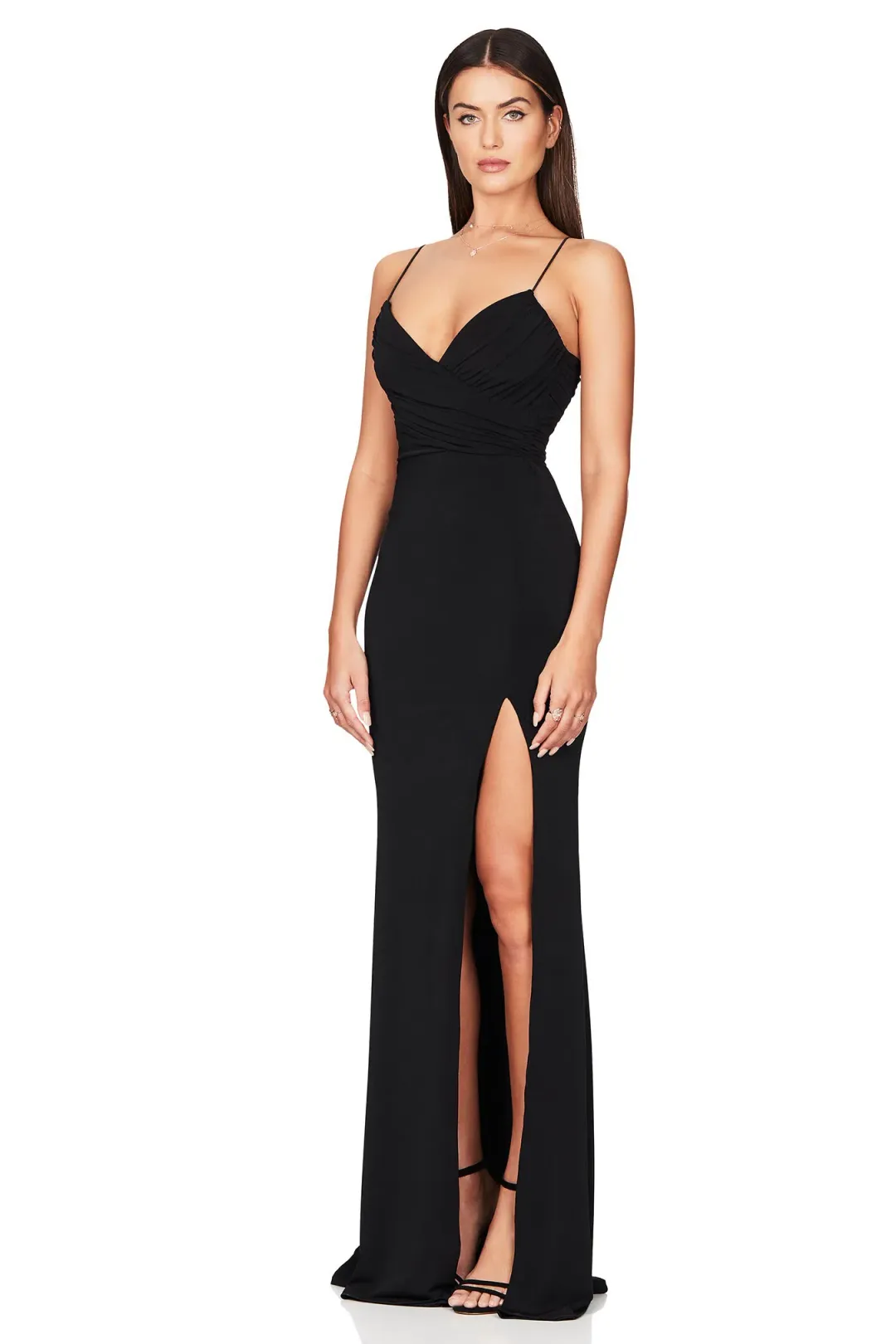 Nookie Venus Gown Black Size L / Au 12 for rent on The Volte - main image