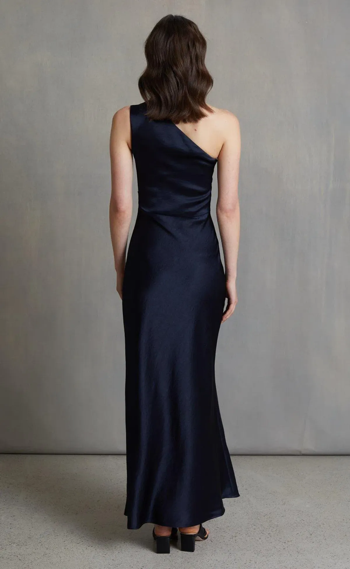 Bec & Bridge The Dreamer Asym Dress in Ink Navy Size 10 - Image 3