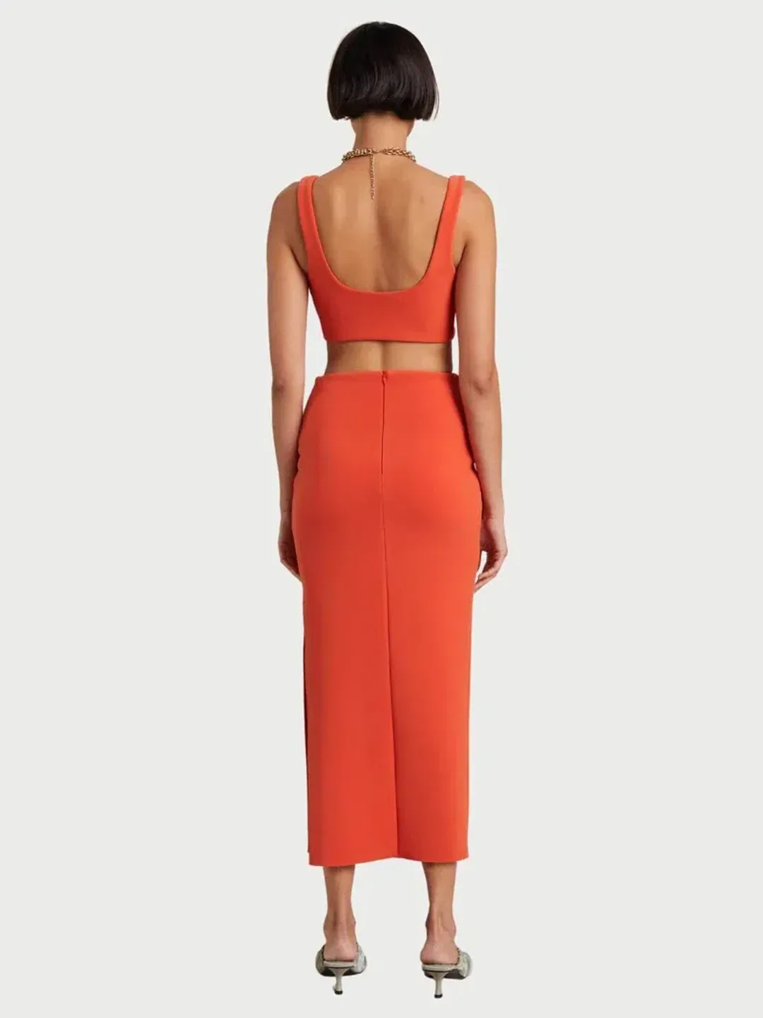 Bec & Bridge Clover Set in Flame Orange Size 8 for rent on The Volte - main image