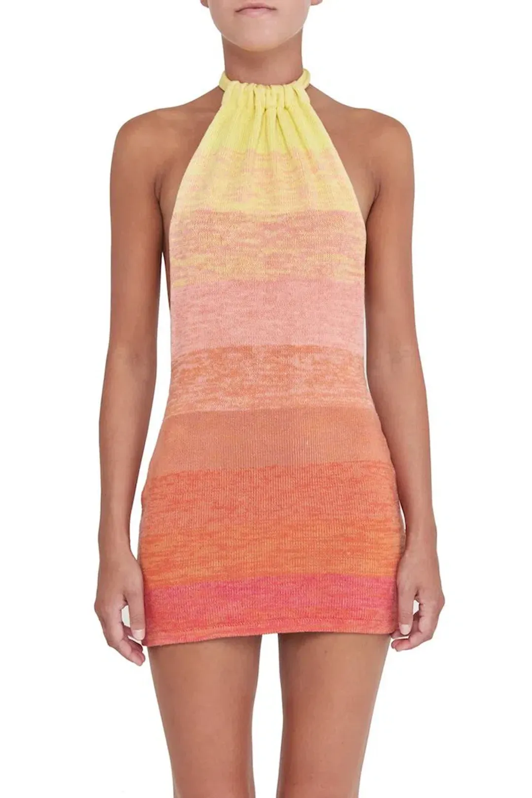Bamba Swim Bounty Mini Dress Sunset Size XS for rent on The Volte - main image