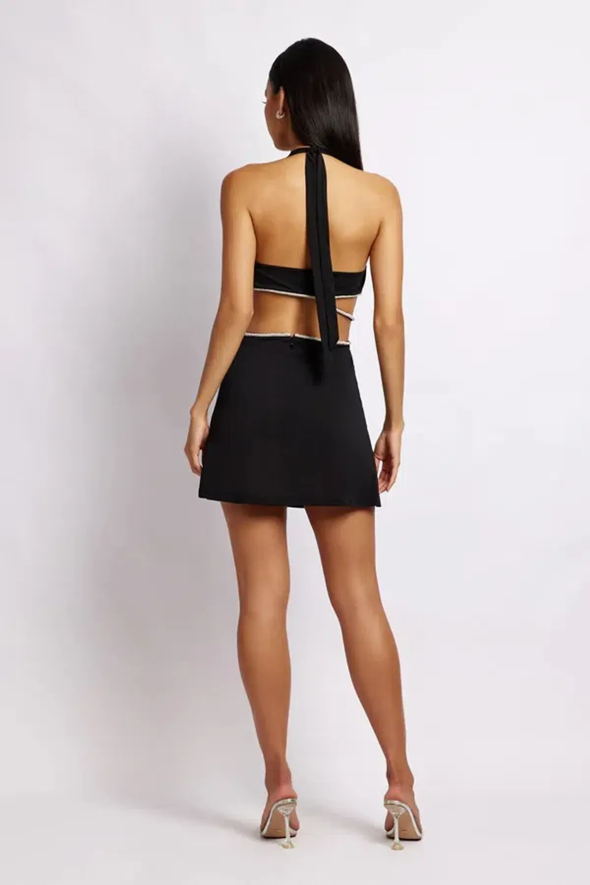 Meshki Nicha Mini Dress Black Size XS/ Au 6 - Image 2