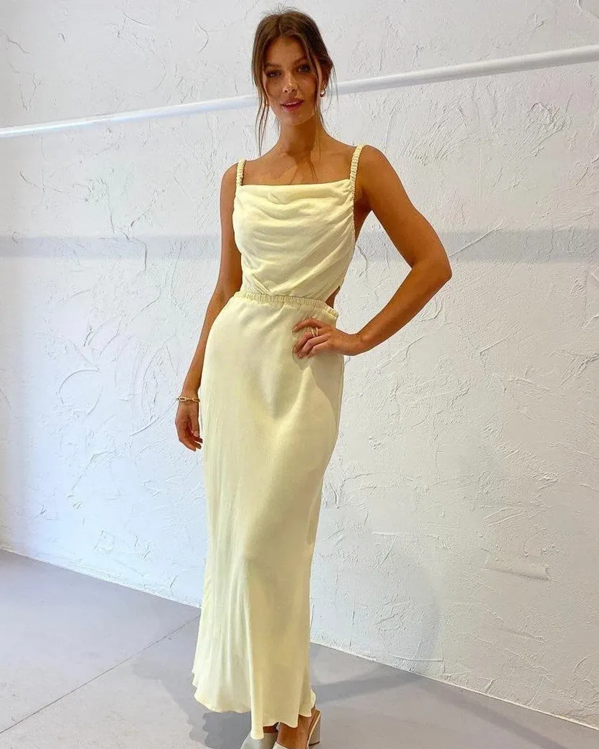 Bec & Bridge Mala Maxi Dress Butter Size 8 - Image 2