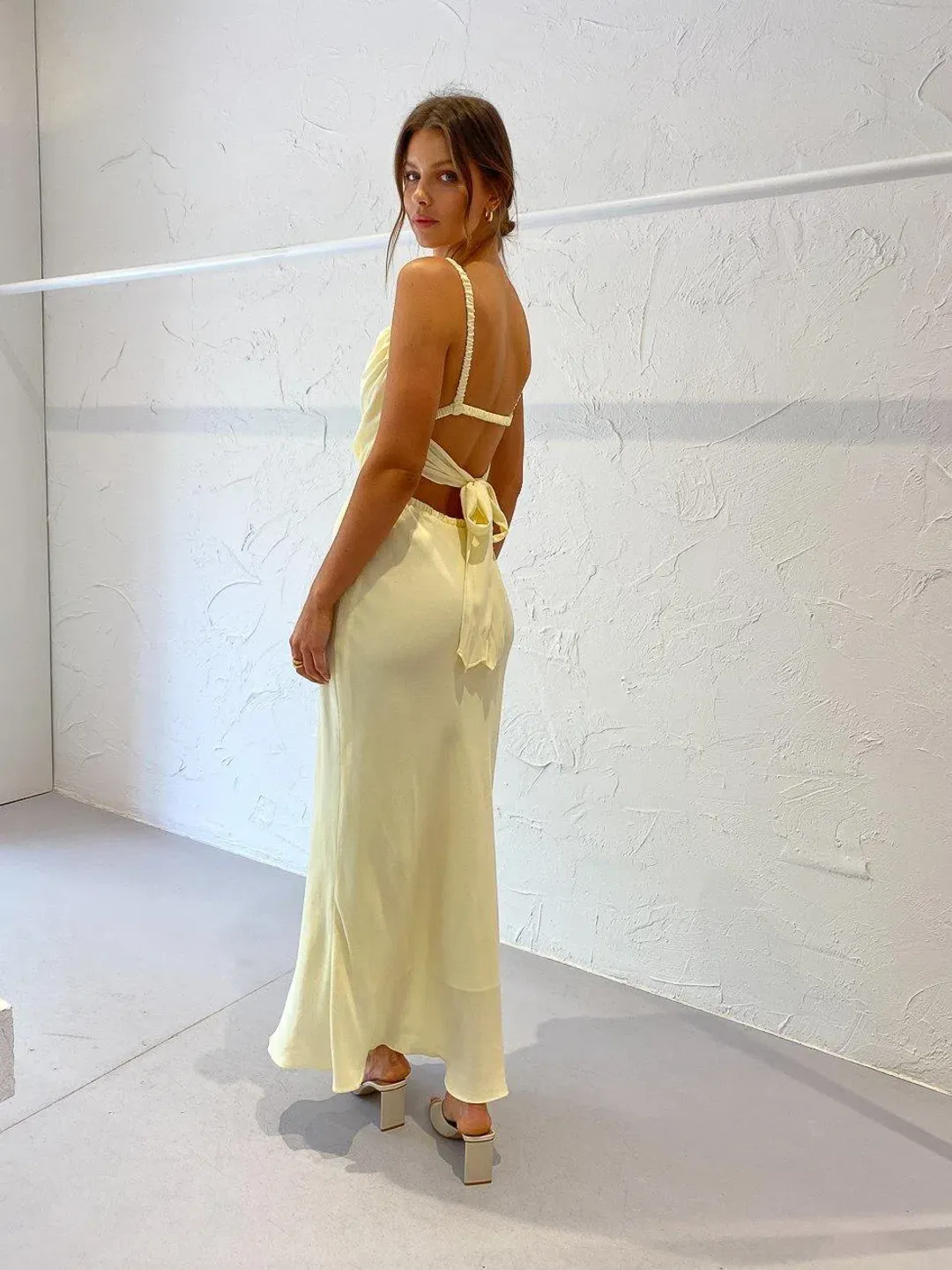 Bec & Bridge Mala Maxi Dress Butter Size 8 for rent on The Volte - main image