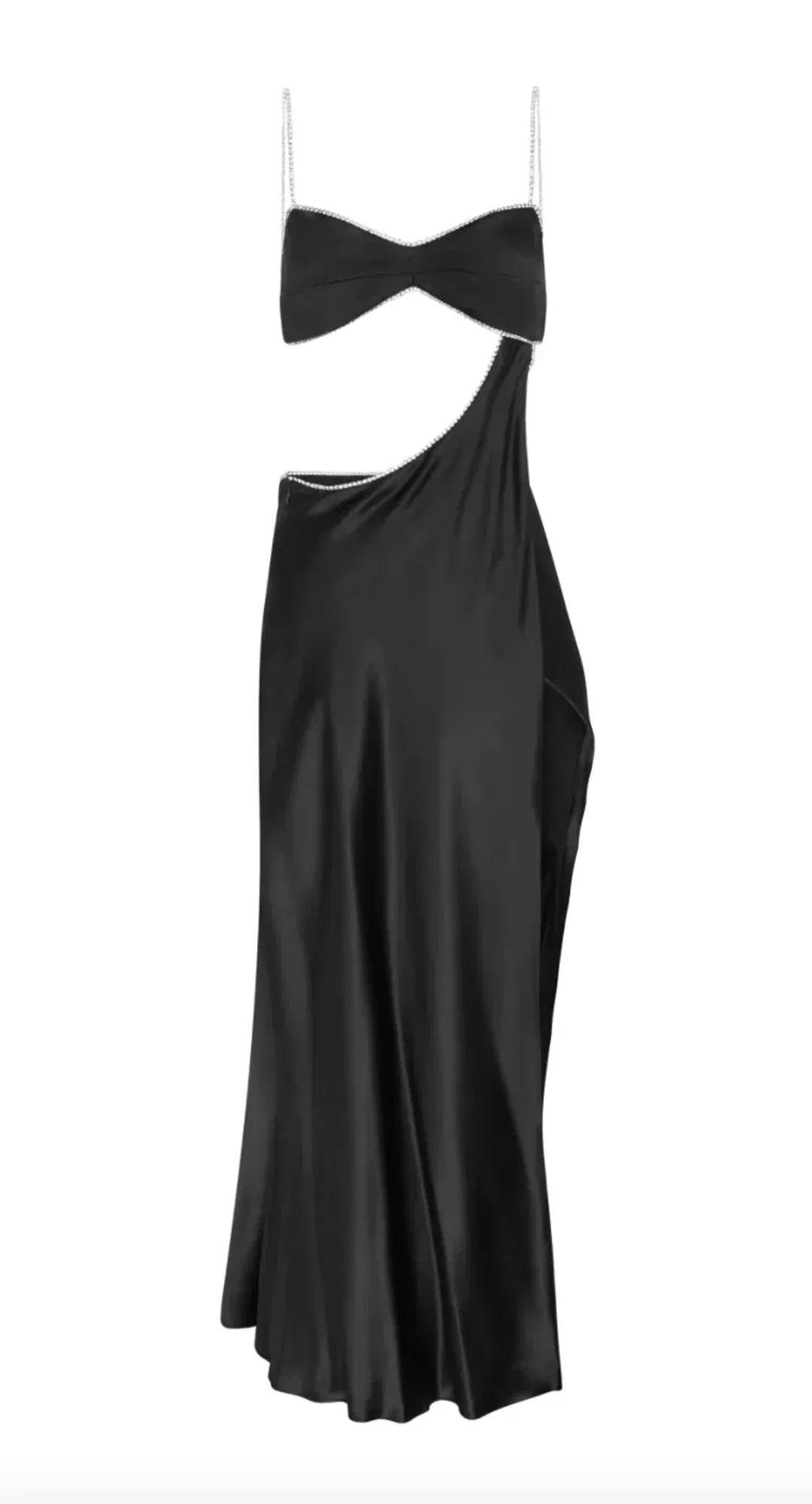 Michael Lo Sordo Symic Crystalline Luna Maxi Dress Black Size XS / Au 6 for rent on The Volte - main image