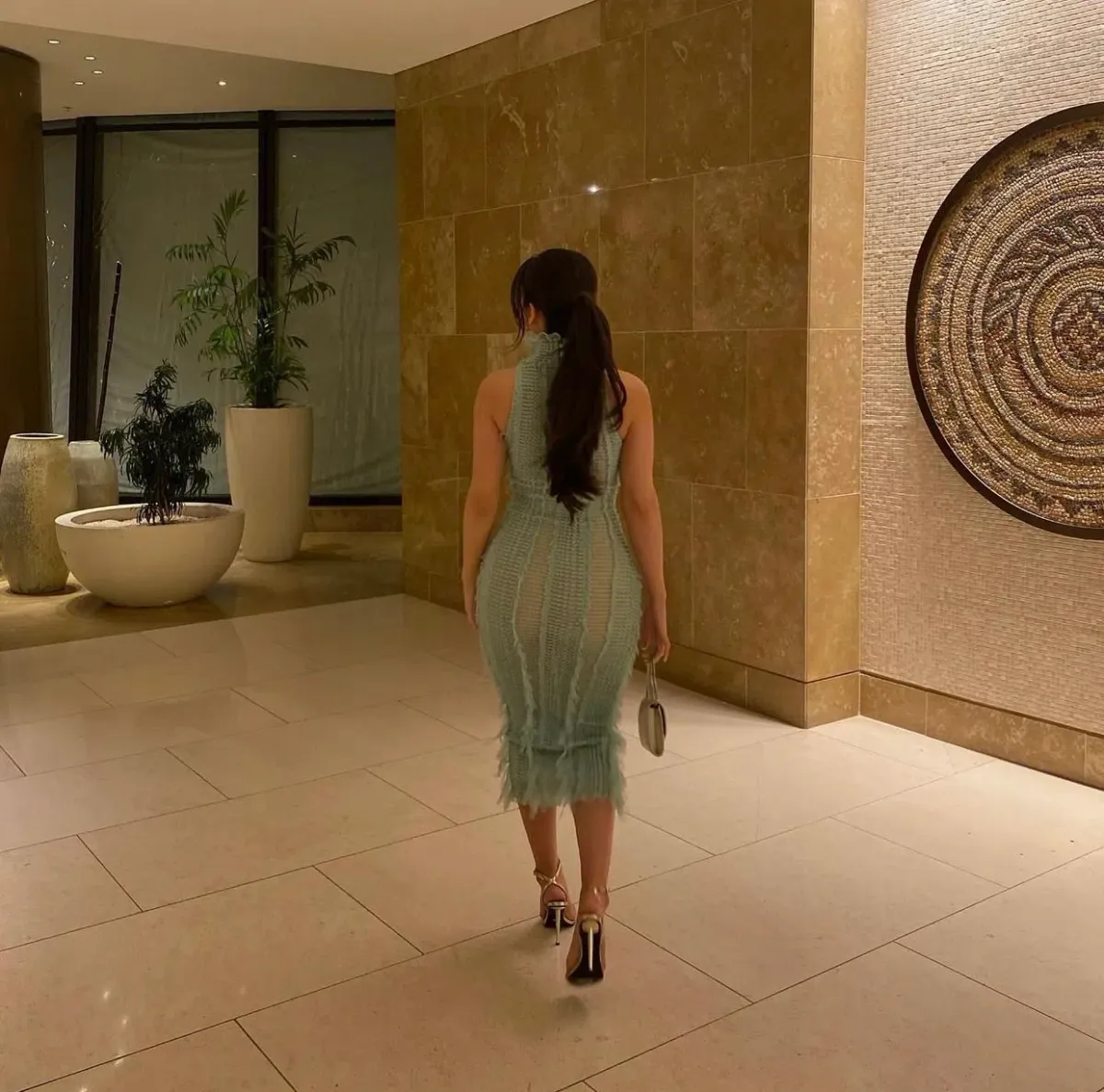 Roberta Einer Angel Midi Dress Mint Size 6 - Image 2