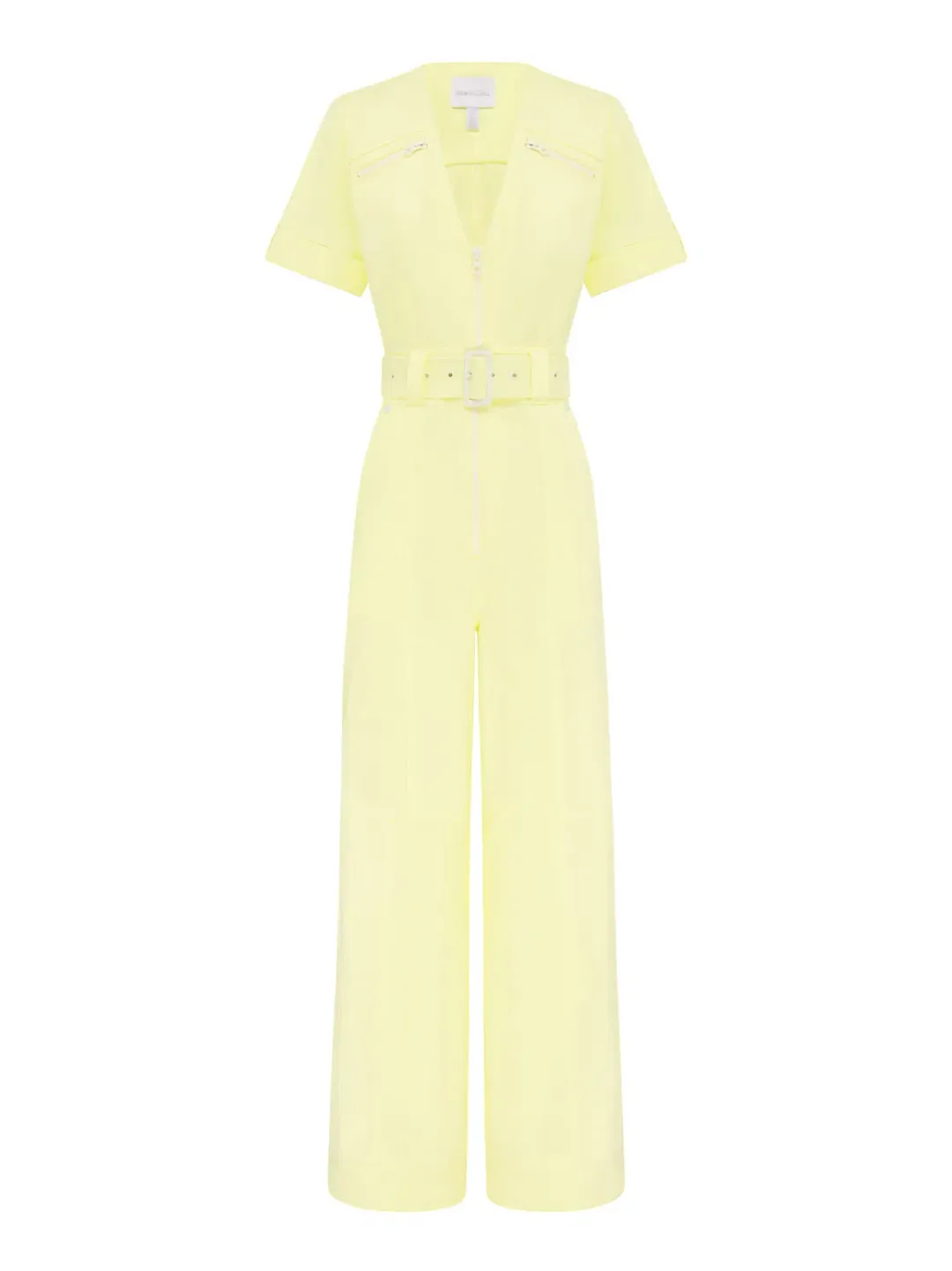 Alice McCall Daisy Dreams Jumpsuit in Citrus Yellow Size 8 for rent on The Volte - main image