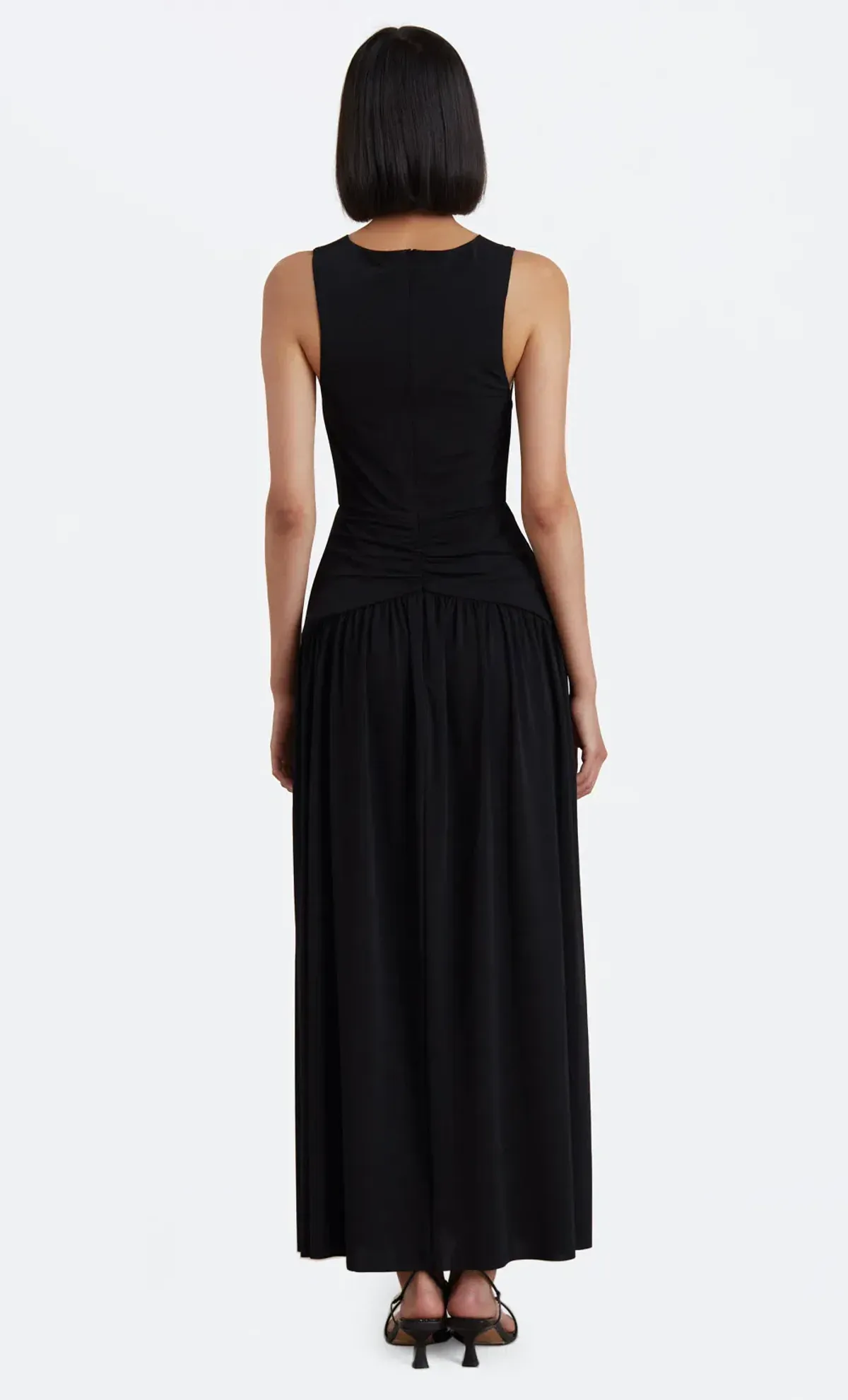 Bec & Bridge Lindsey V Maxi Dress Black Size 8 - Image 2