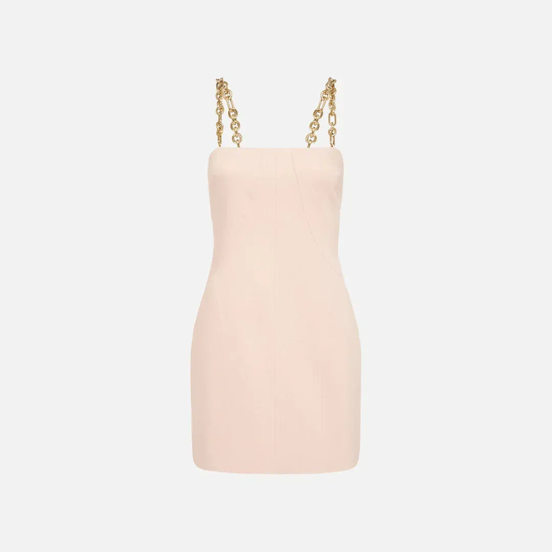Manning Cartell Fan Girl Chain Mini Dress Blush Pink Size 8 for rent on The Volte - main image