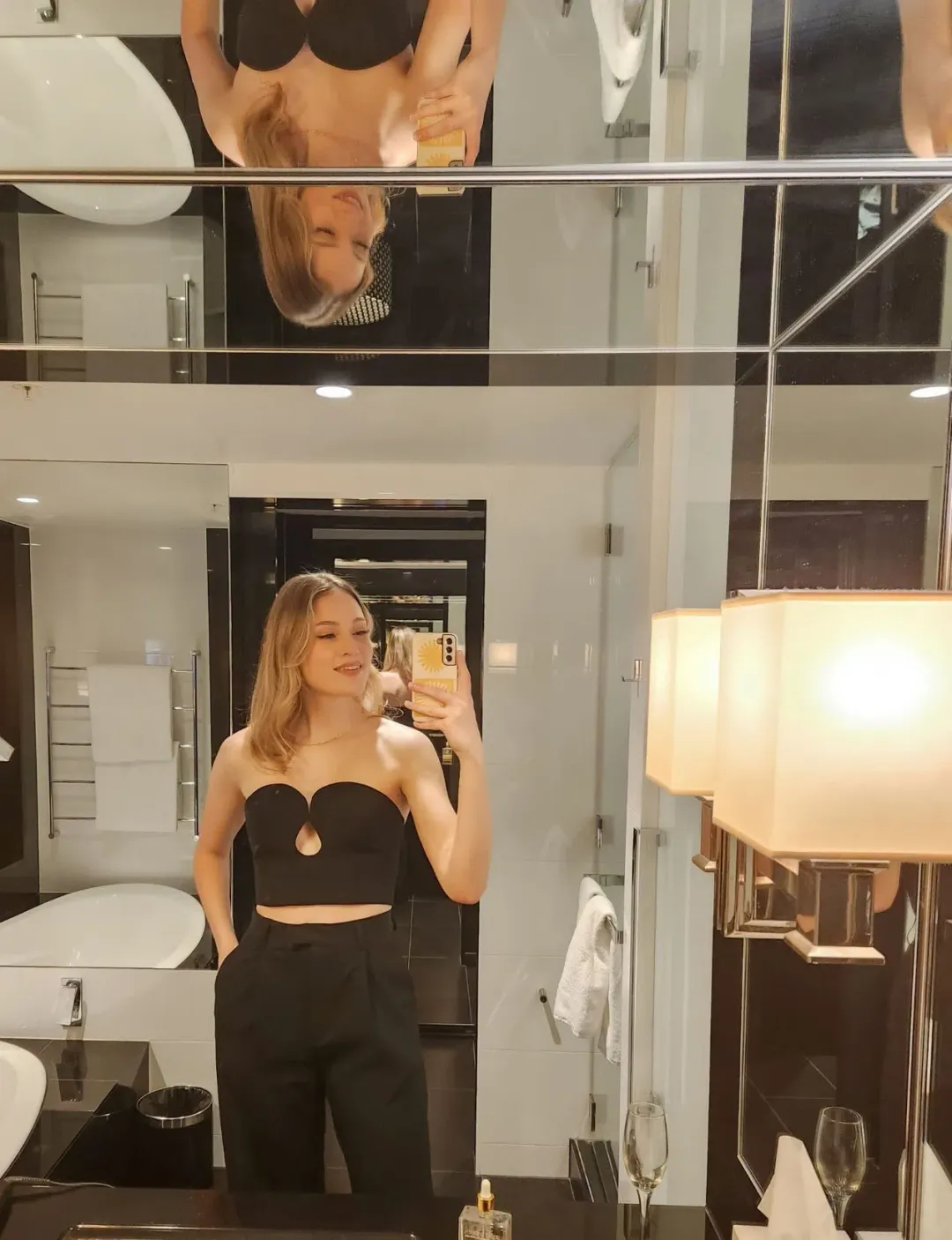 Camilla & Marc Brixton Bodice Top Black Size 8 for rent on The Volte - main image