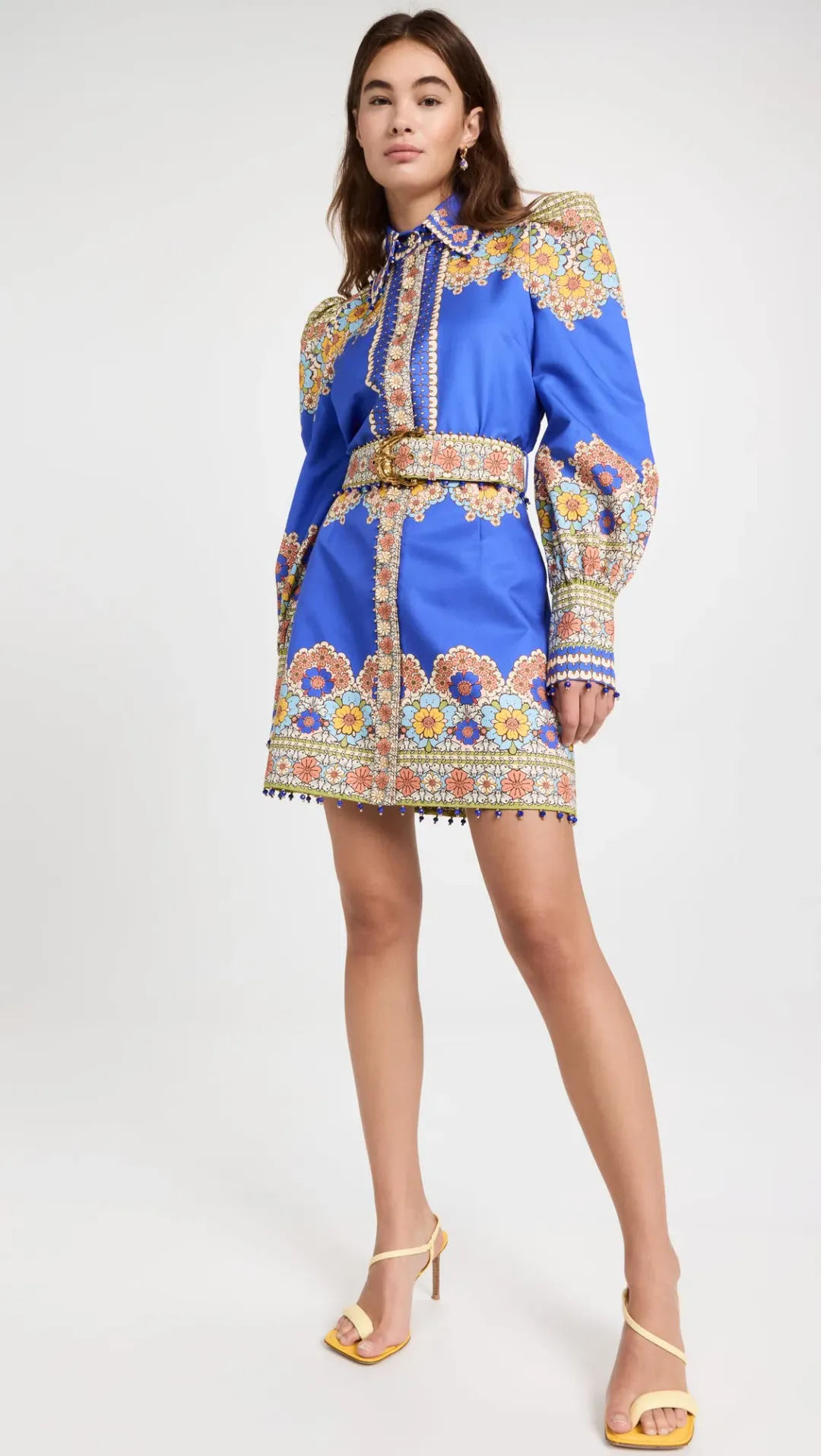 Zimmermann Cosmic Zodiac Body Shirt and Sagittarius Mini Skirt Set Sagittarius Zodiac Print Size 1 / Au 10 for rent on The Volte - main image